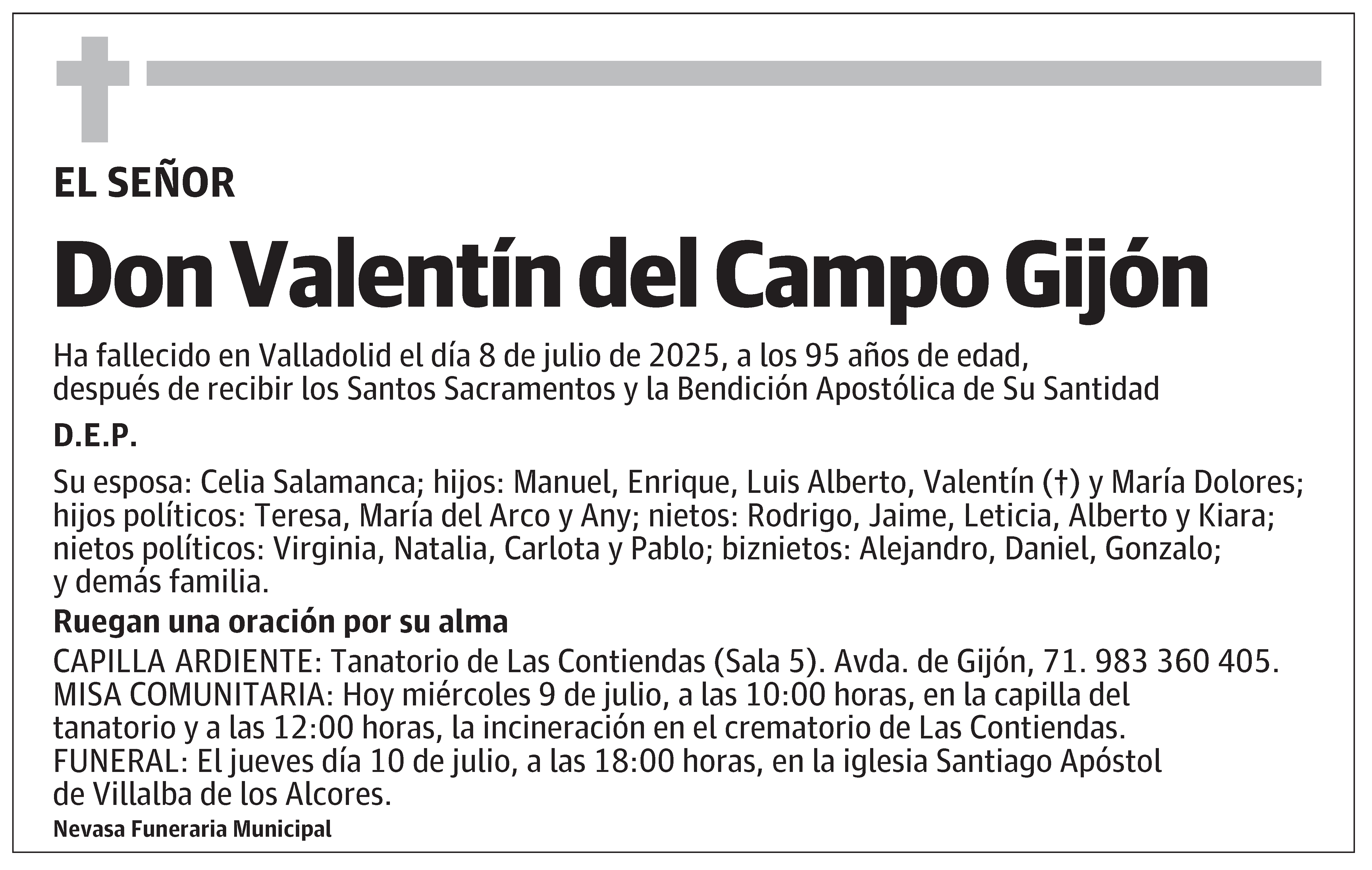 Valentín del Campo Gijón