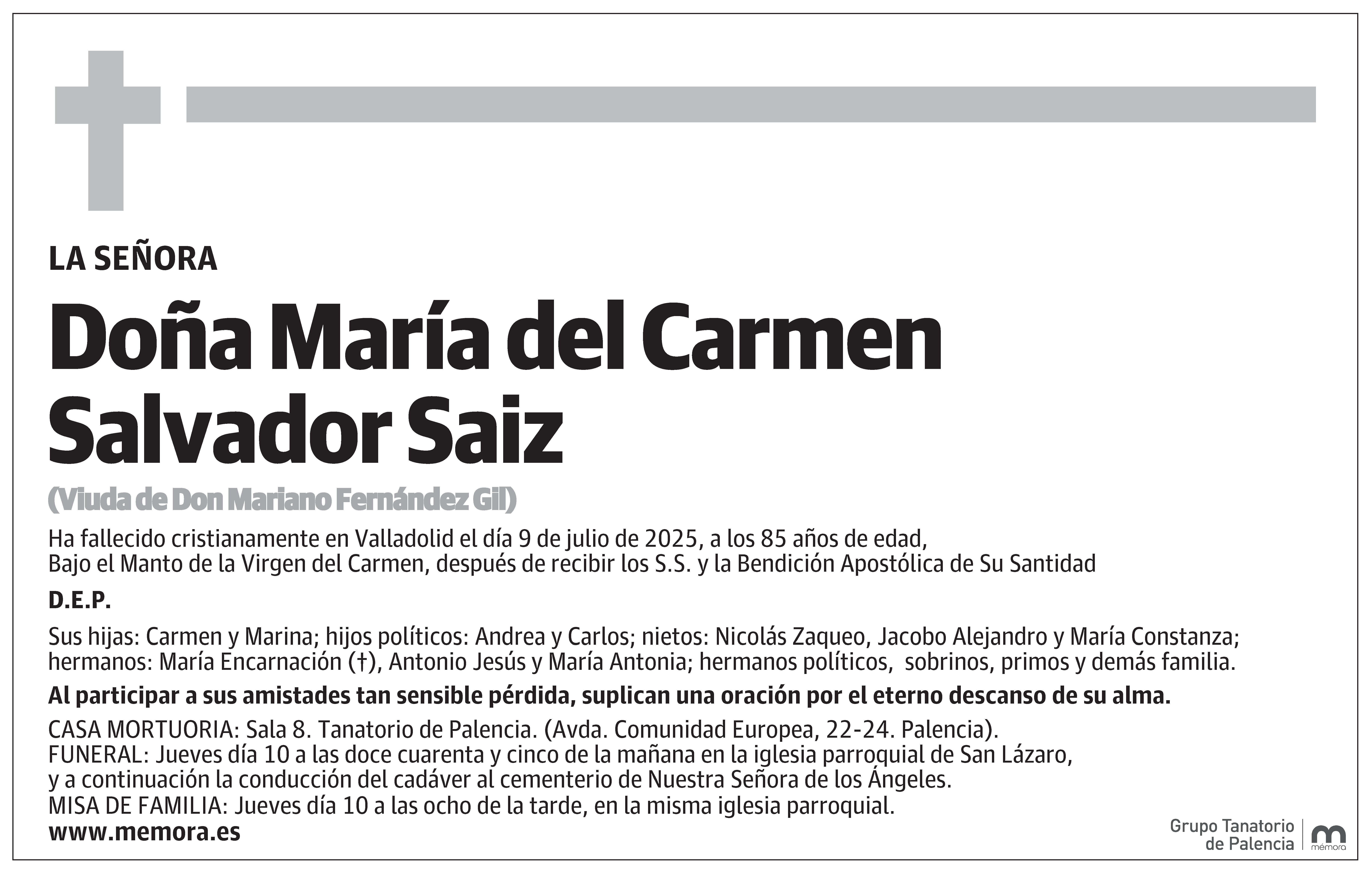 María del Carmen Salvador Saiz