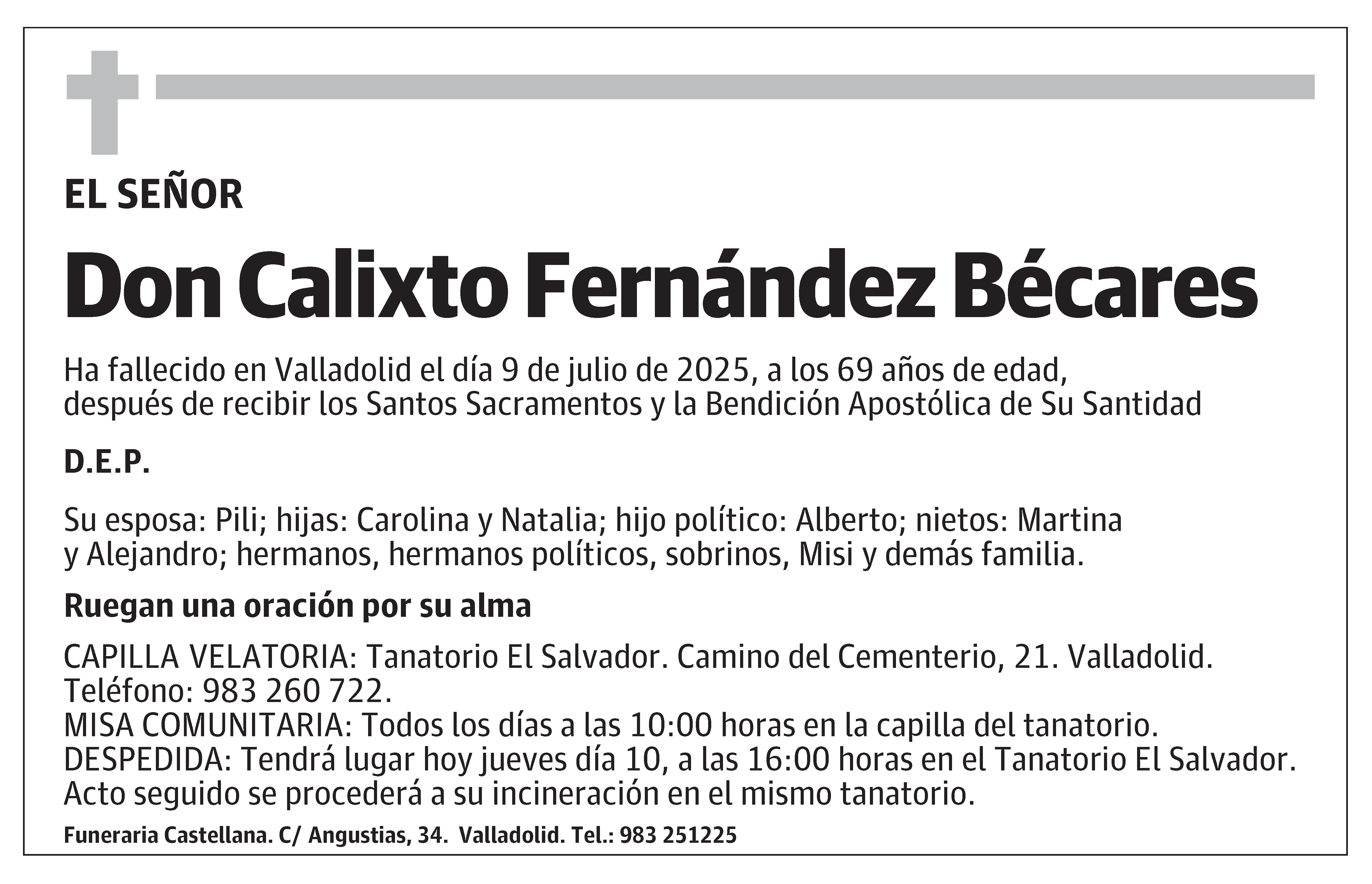 Calixto Fernández Bécares