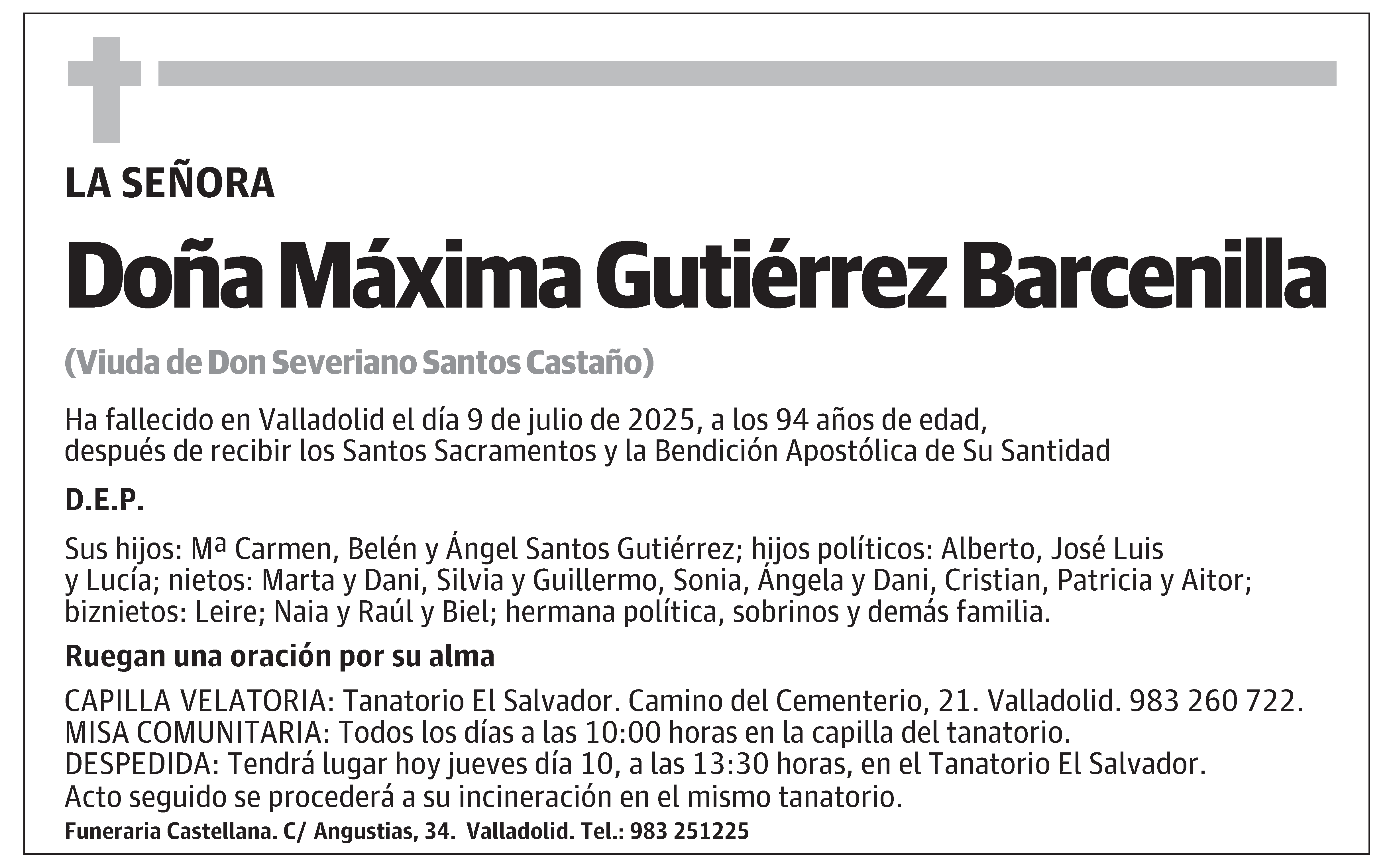Máxima Gutiérrez Barcenilla