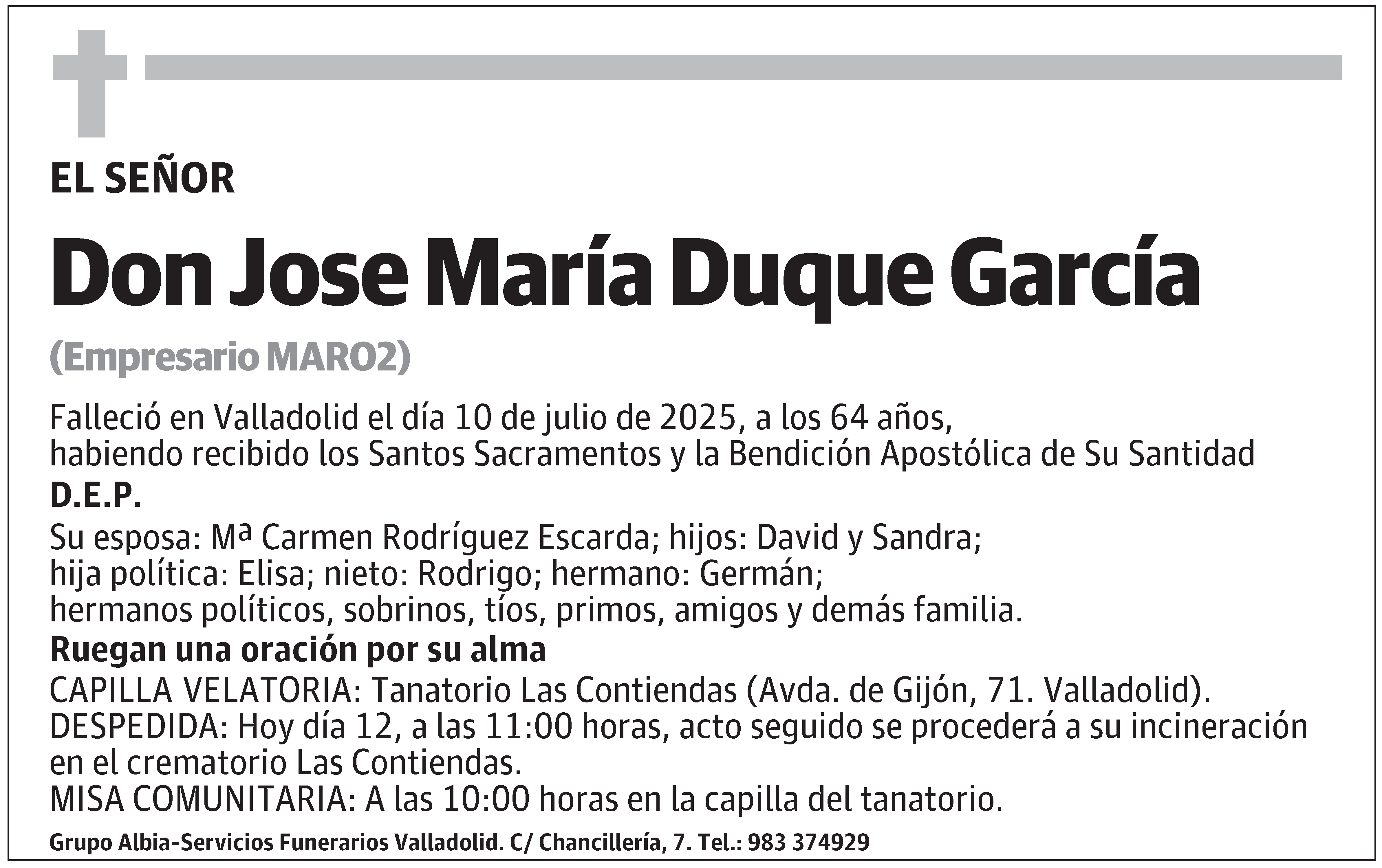 Jose María Duque García