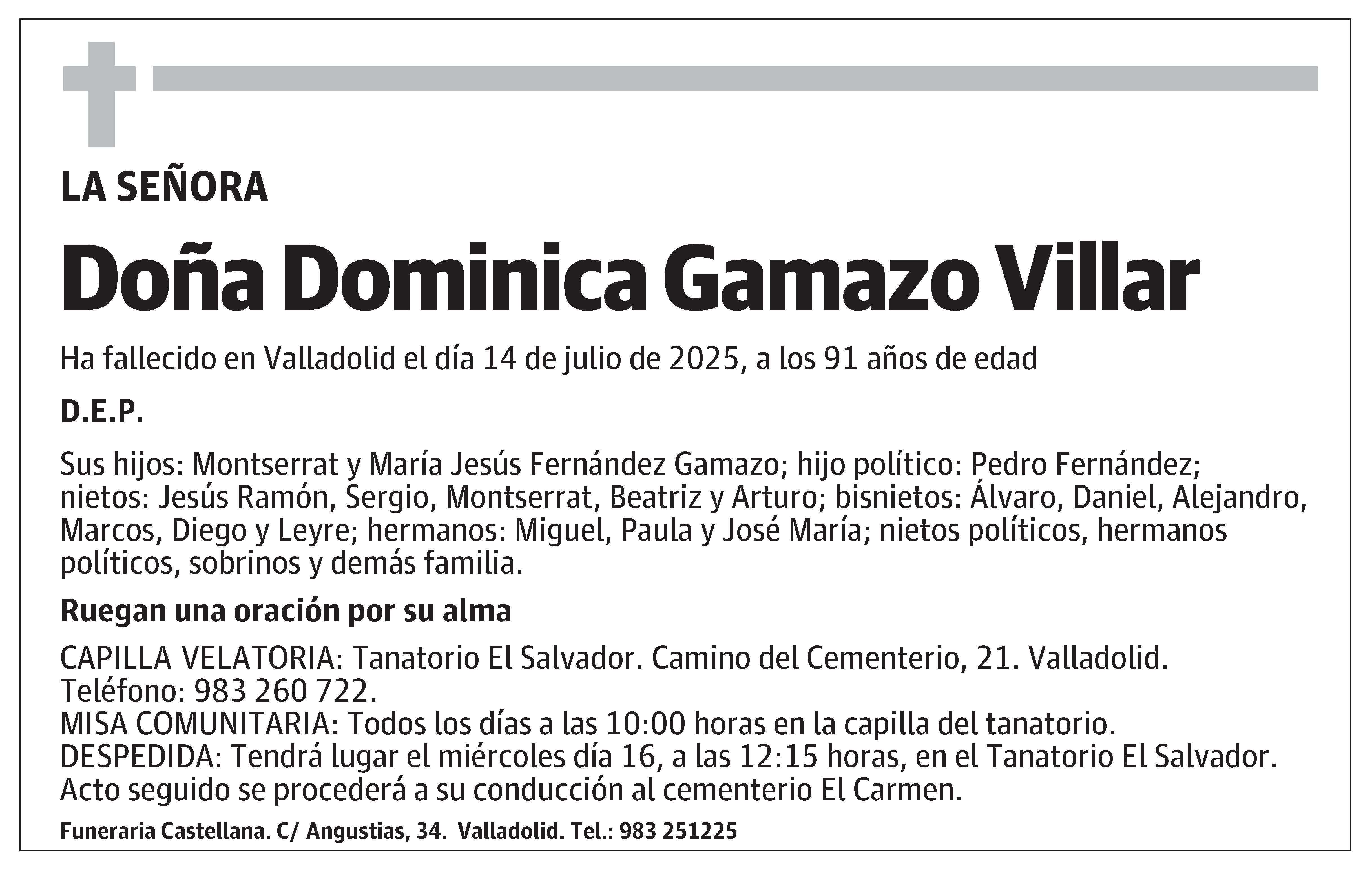 Dominica Gamazo Villar