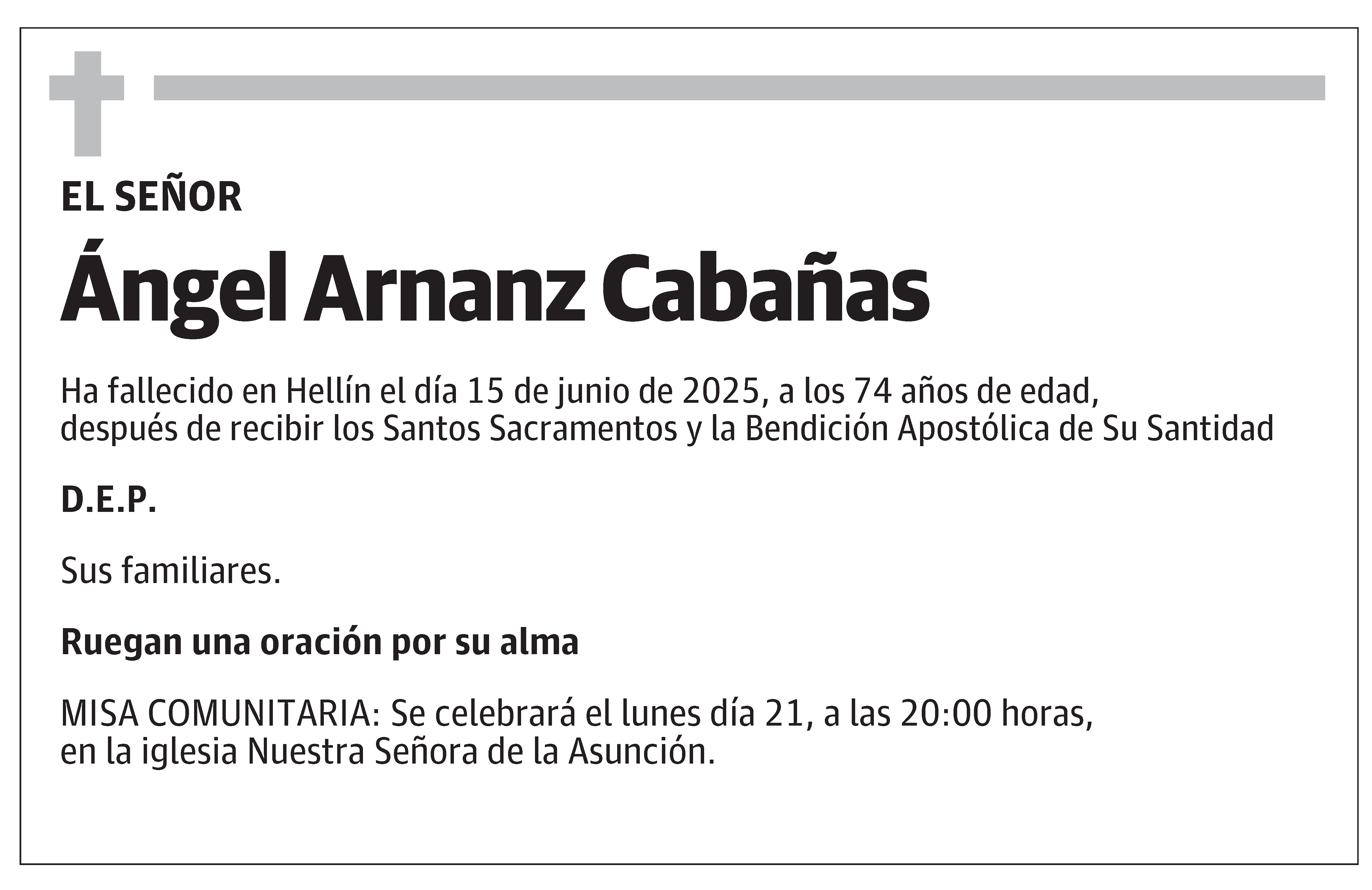 Ángel Arnanz Cabañas
