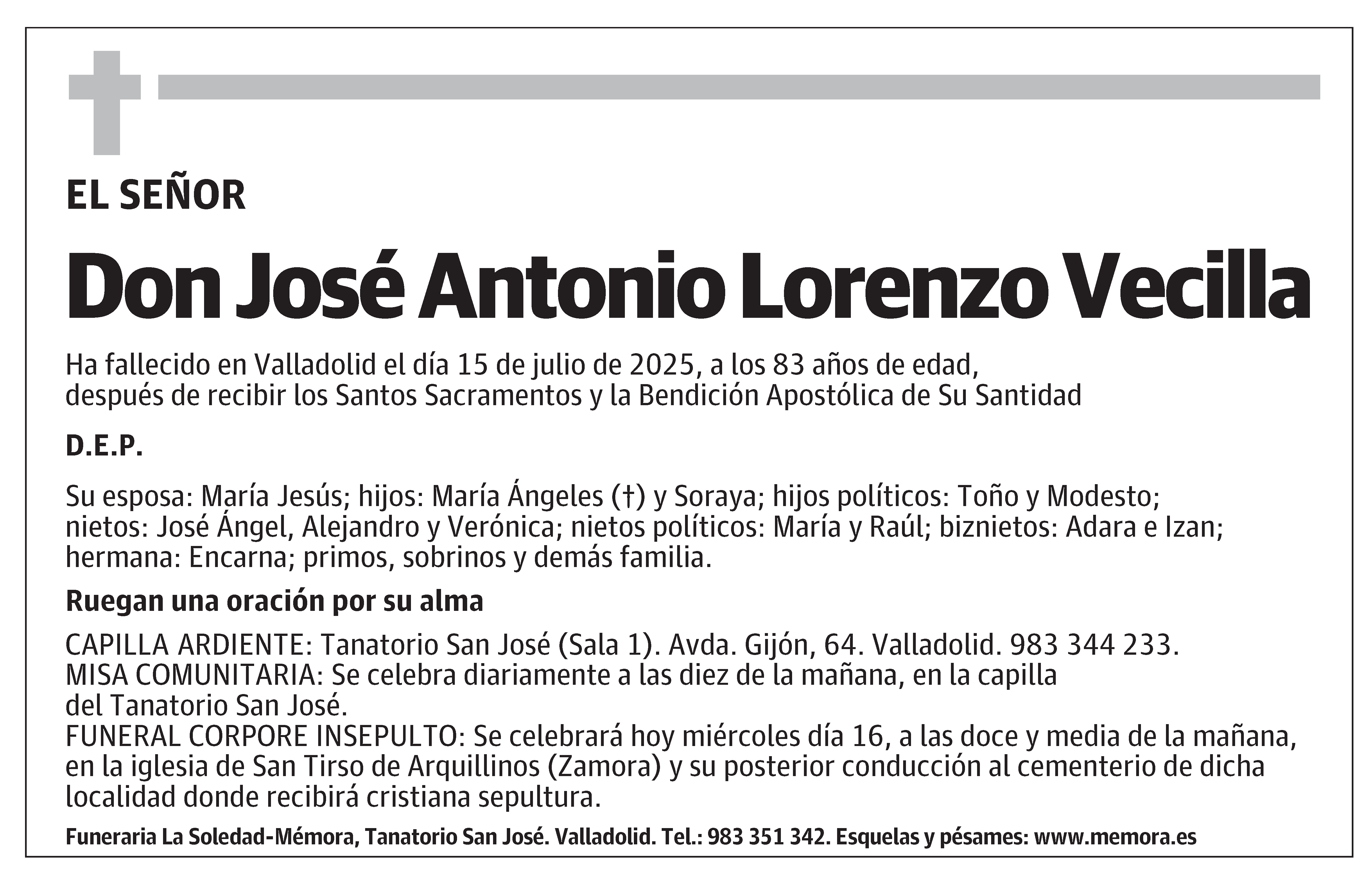 José Antonio Lorenzo Vecilla