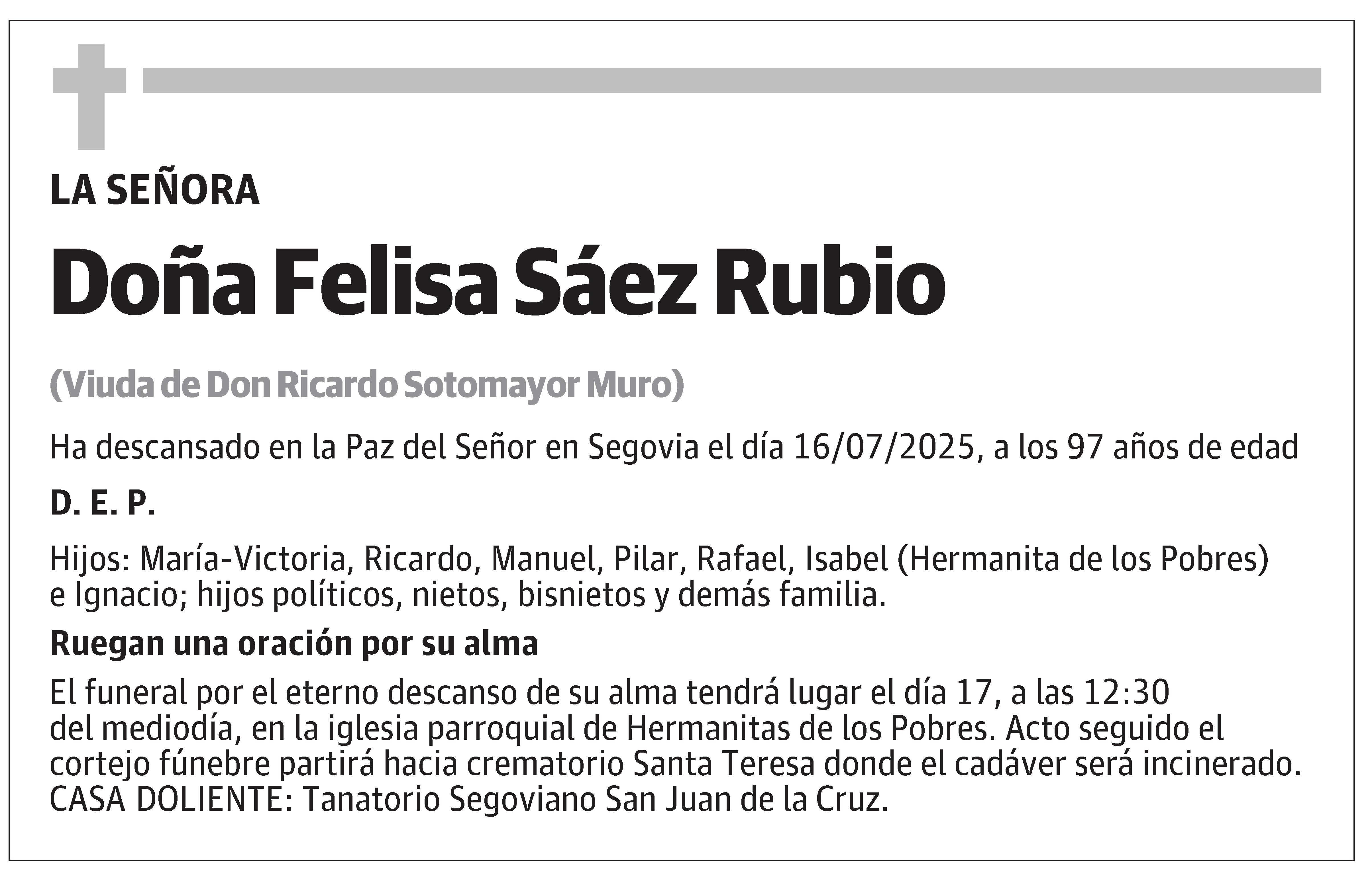 Felisa Sáez Rubio