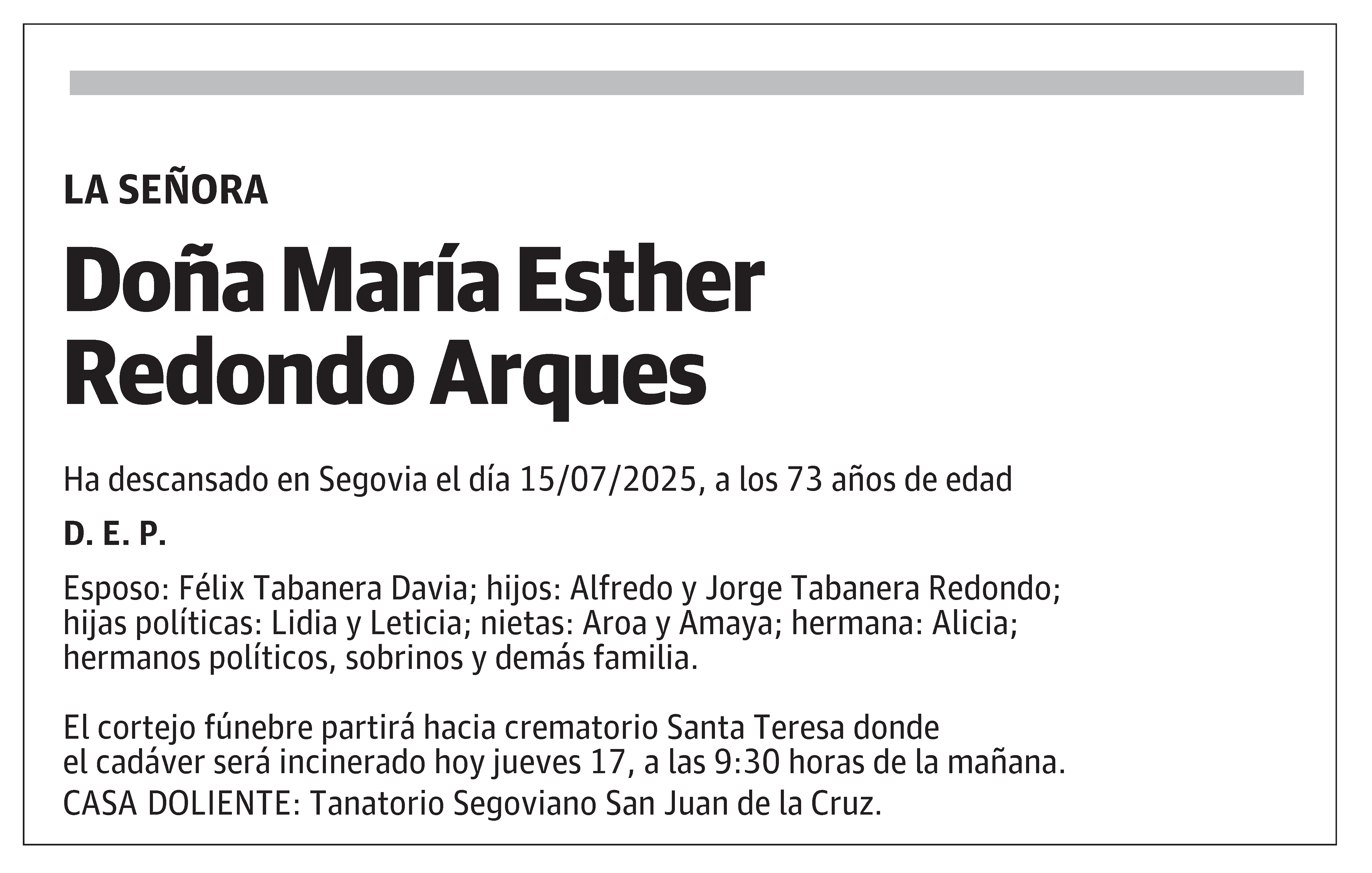 María Esther Redondo Arques