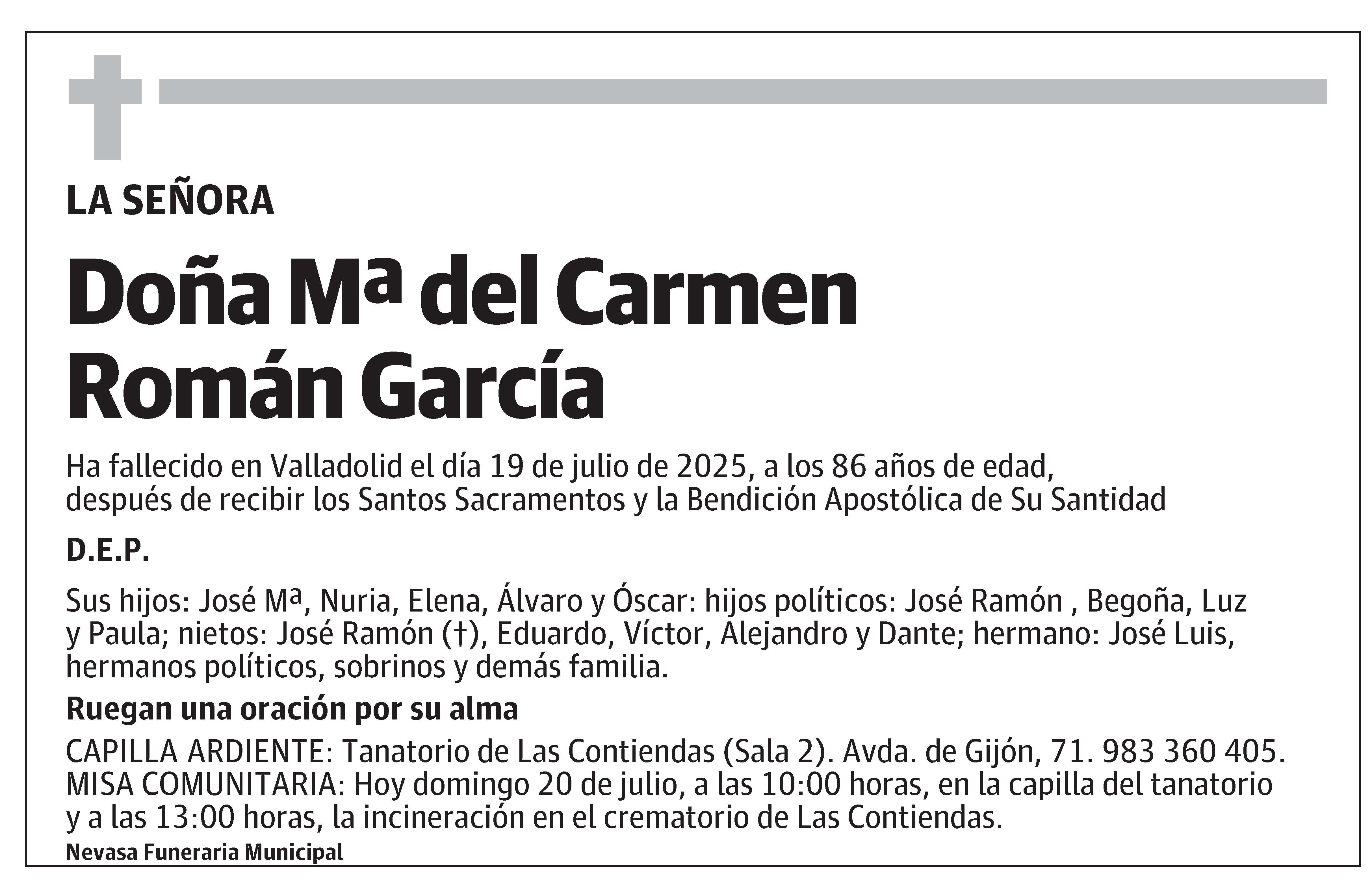 Mª del Carmen Román García