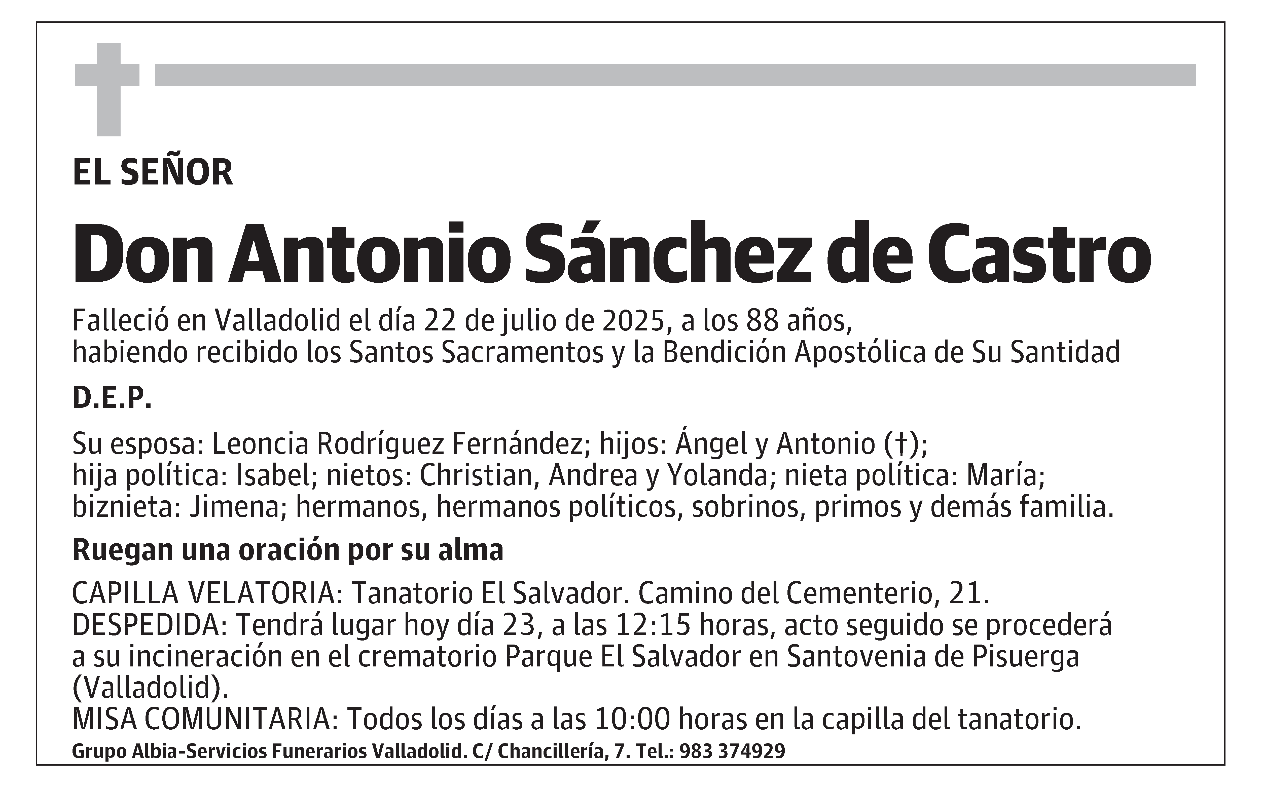 Antonio Sánchez de Castro