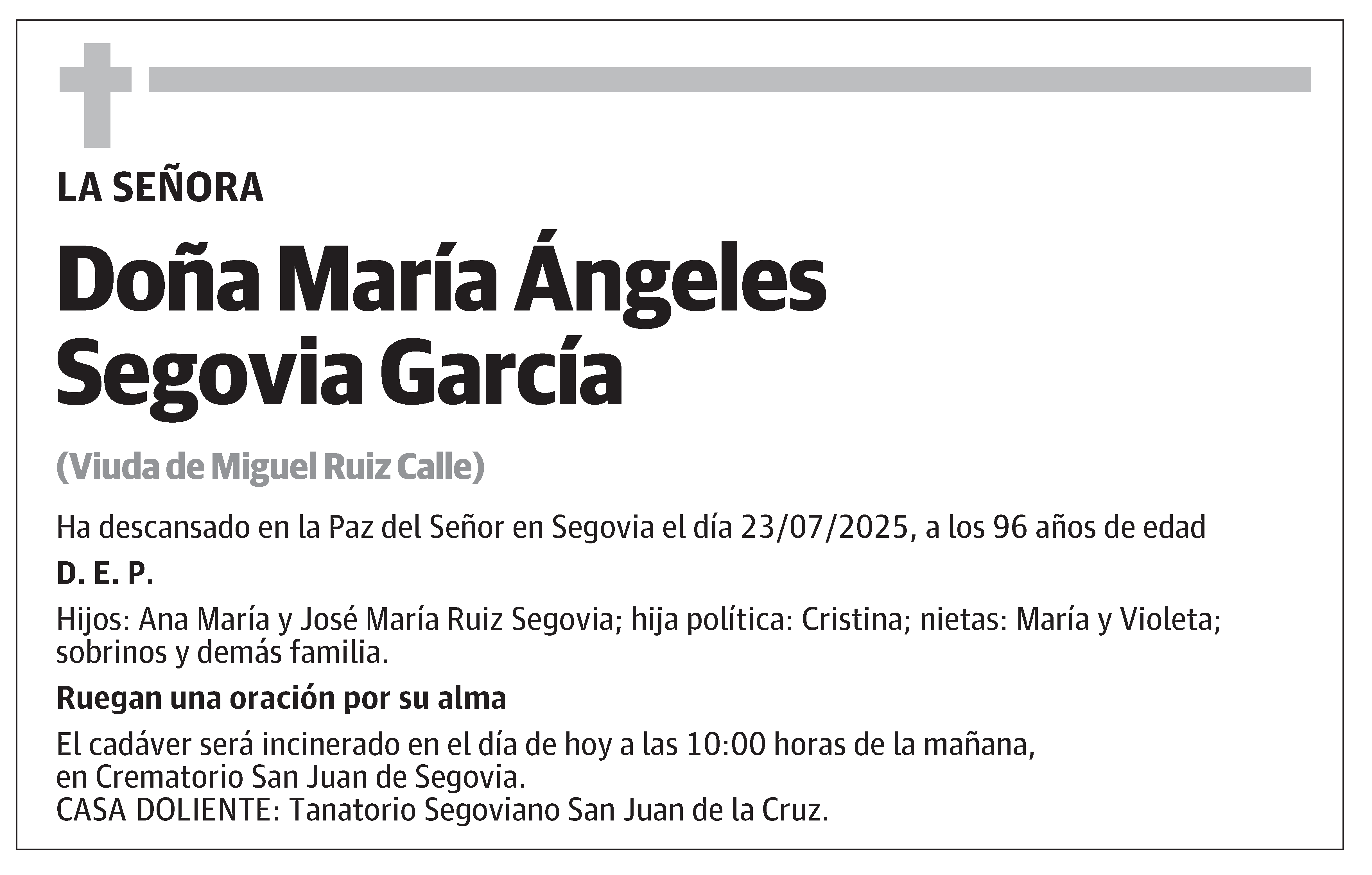 María Ángeles Segovia García