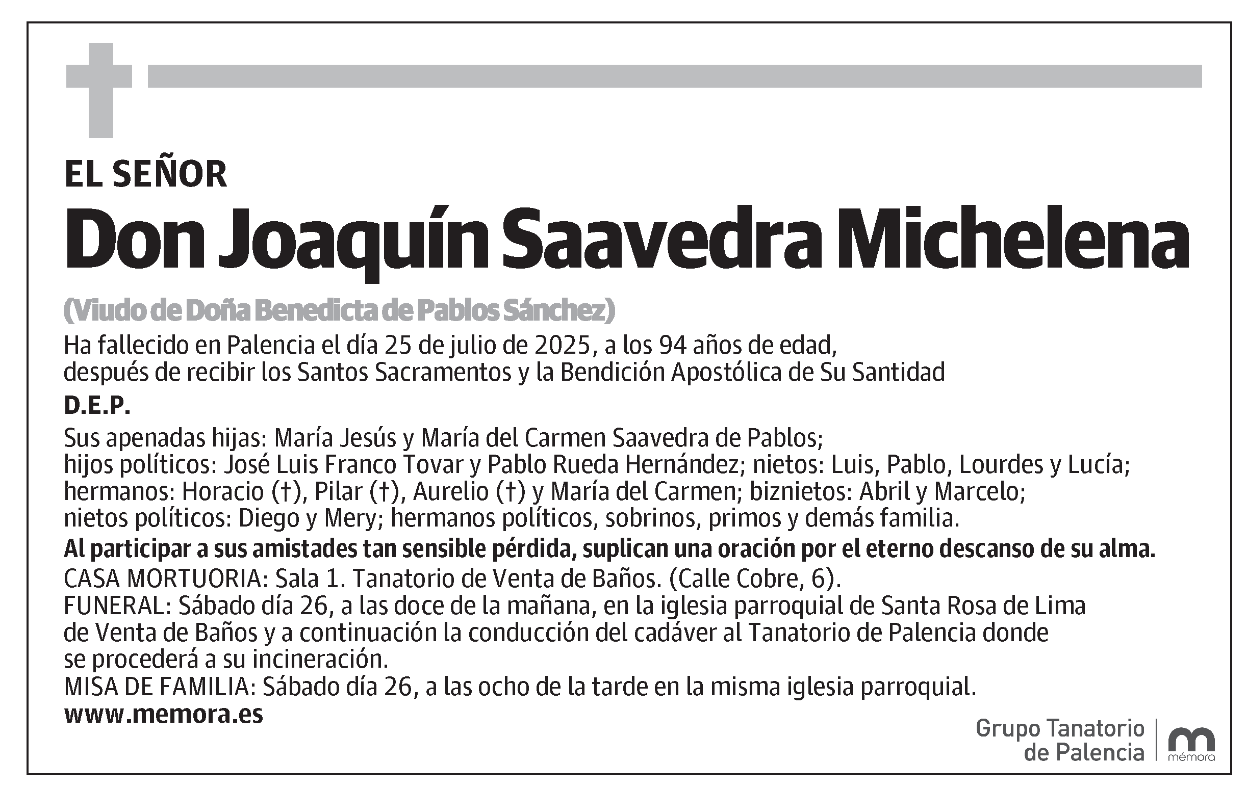Joaquín Saavedra Michelena