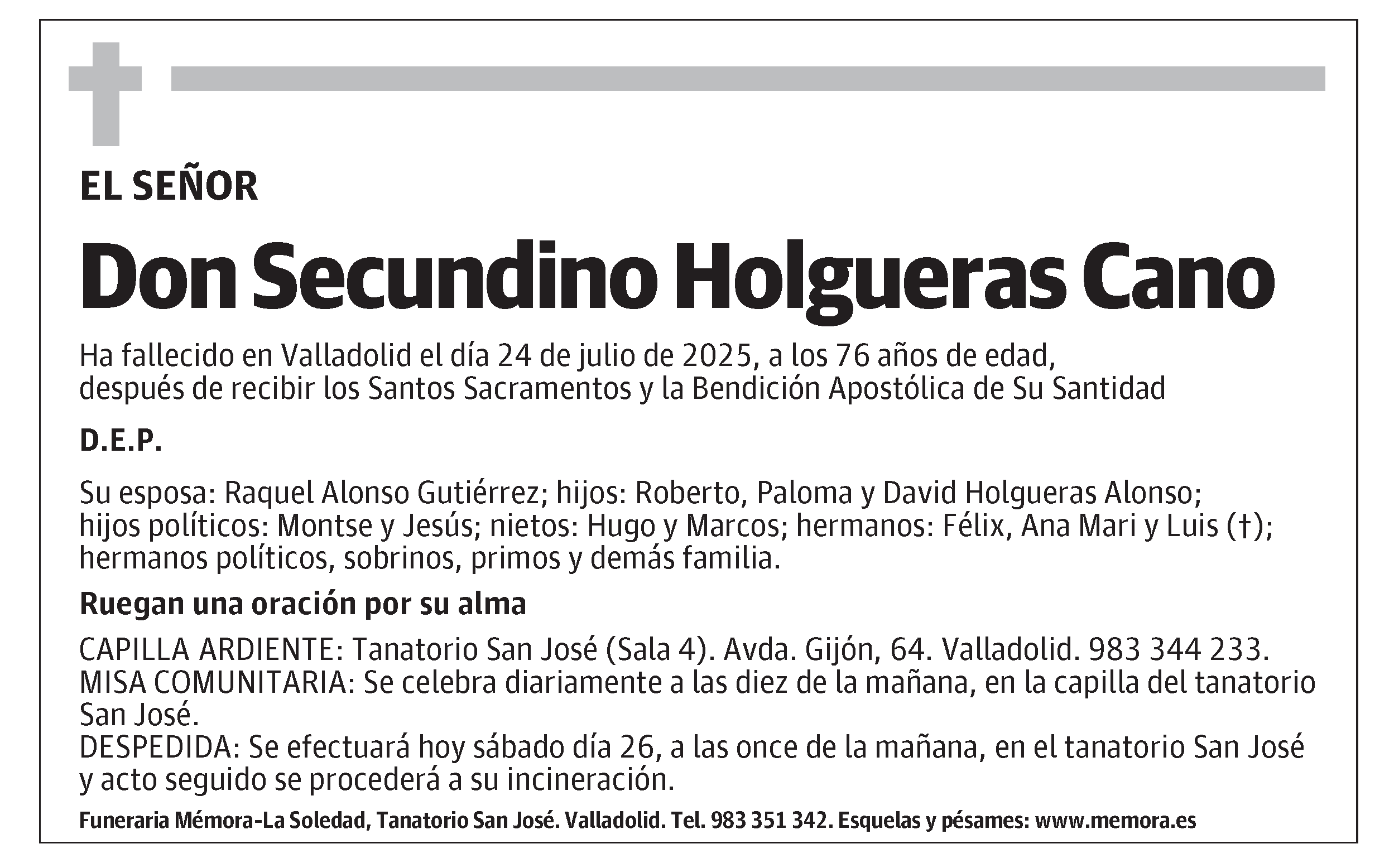 Secundino Holgueras Cano