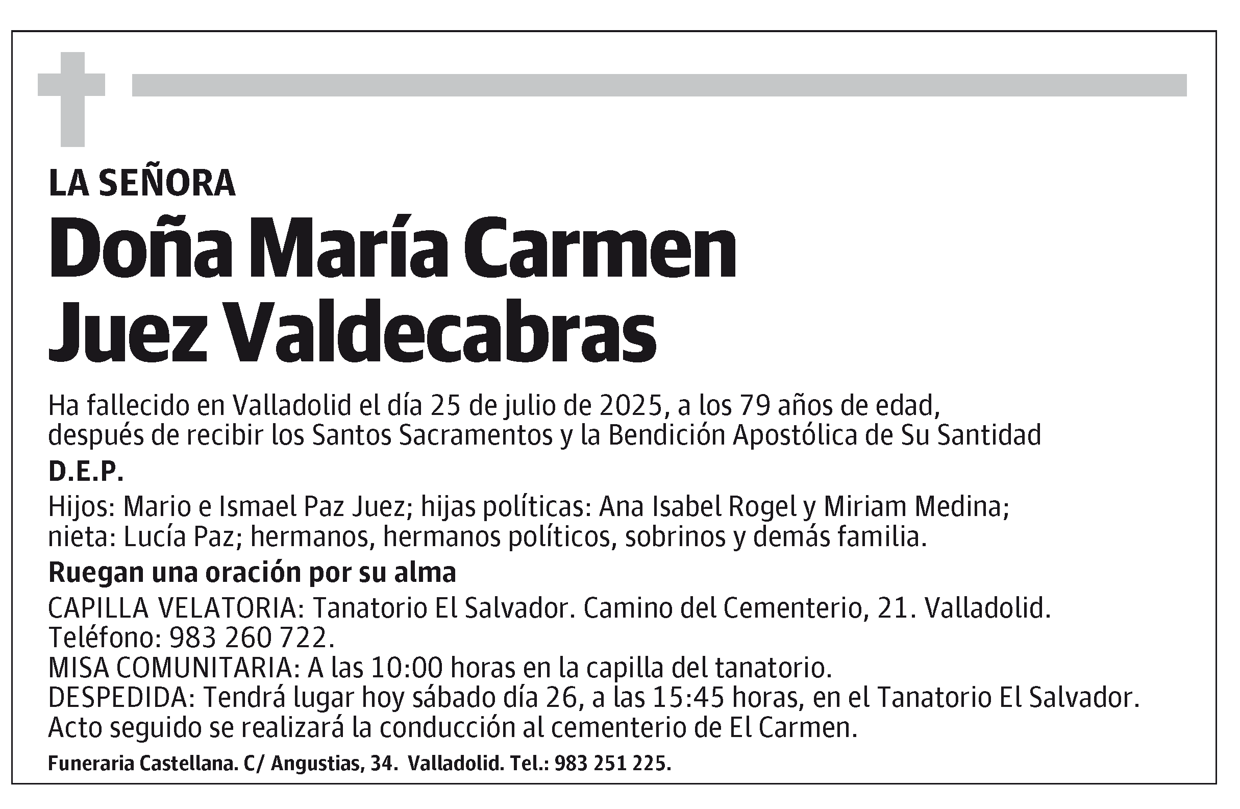 María Carmen Juez Valdecabras