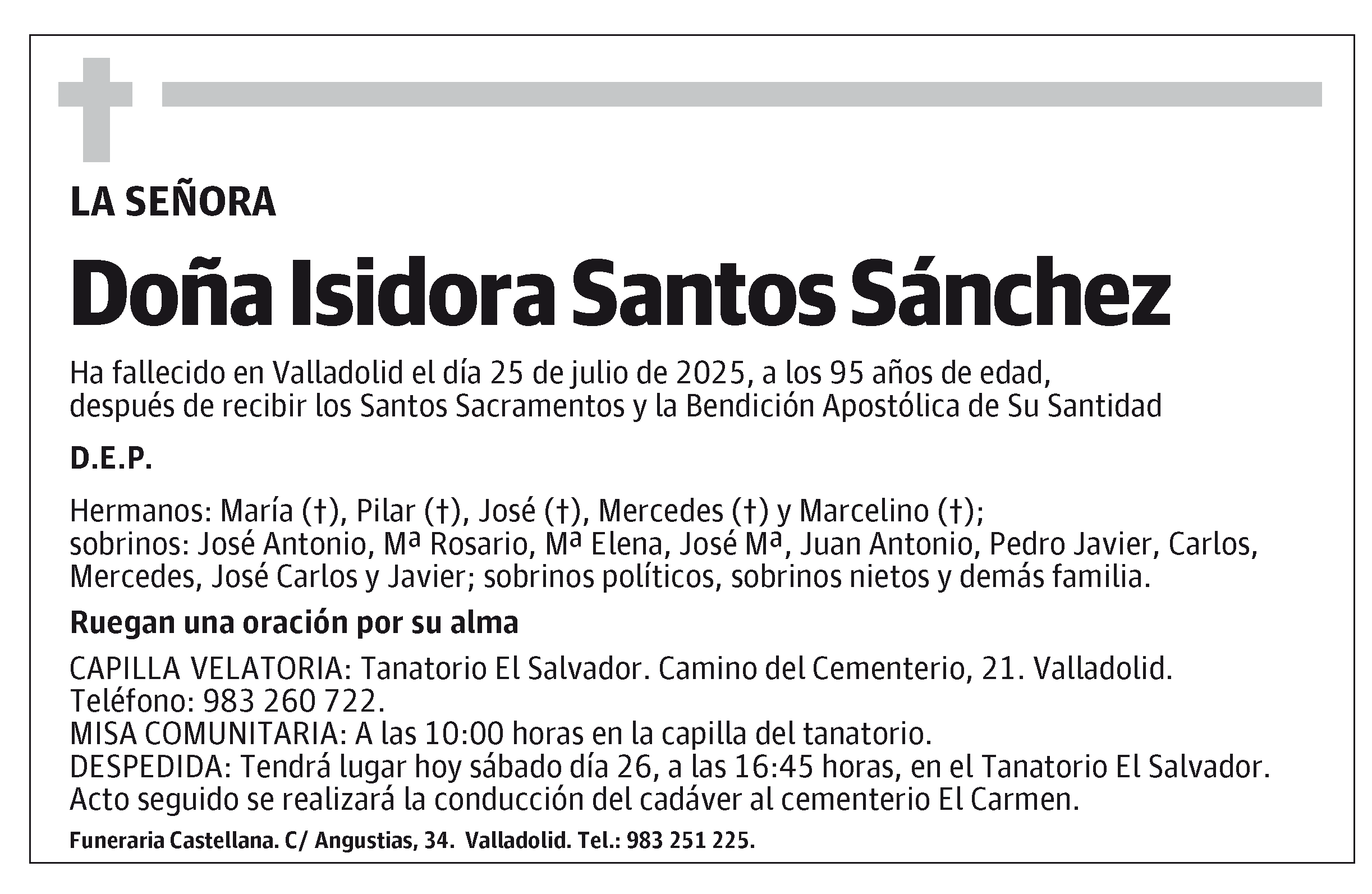 Isidora Santos Sánchez