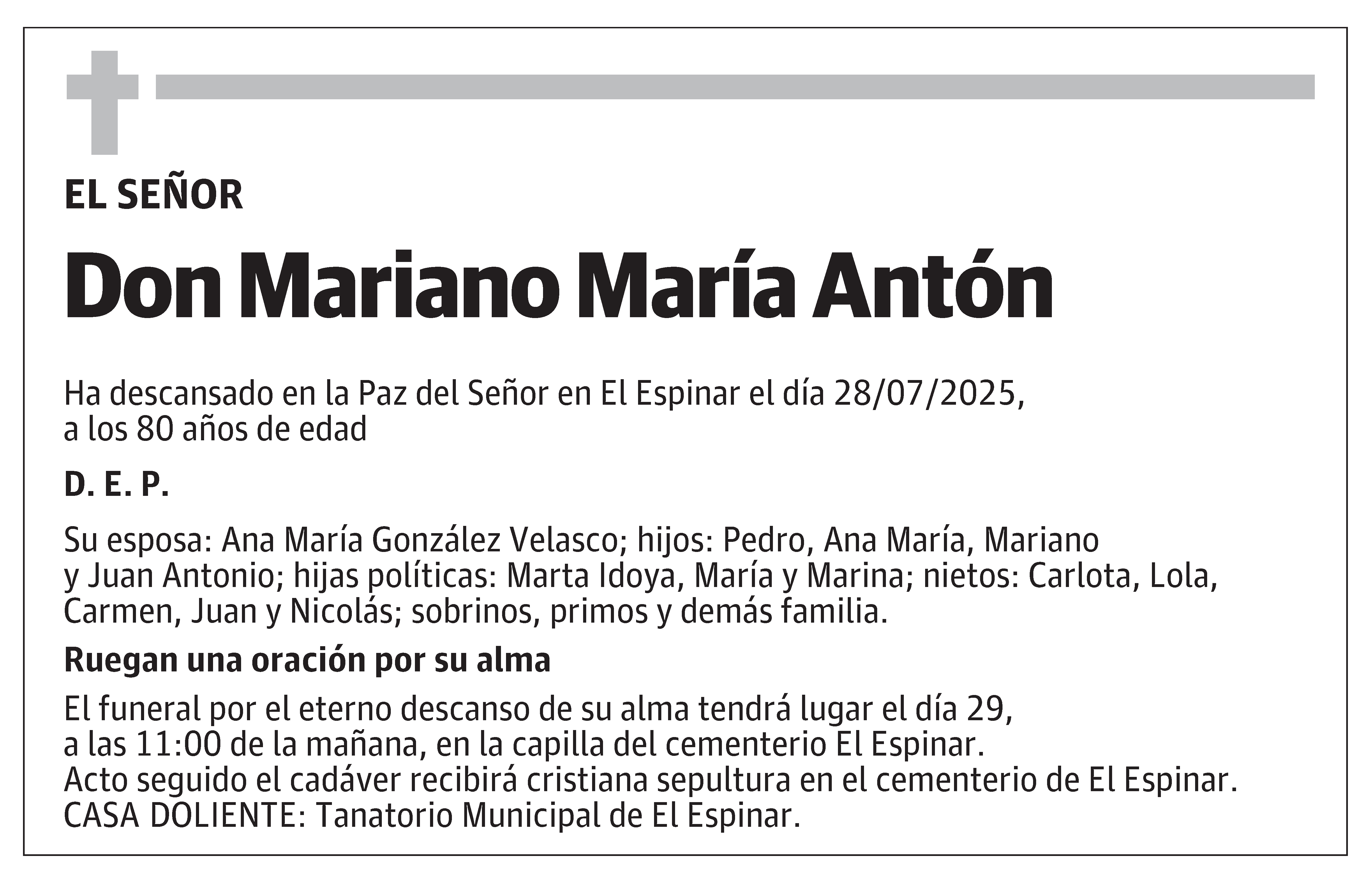 Mariano María Antón