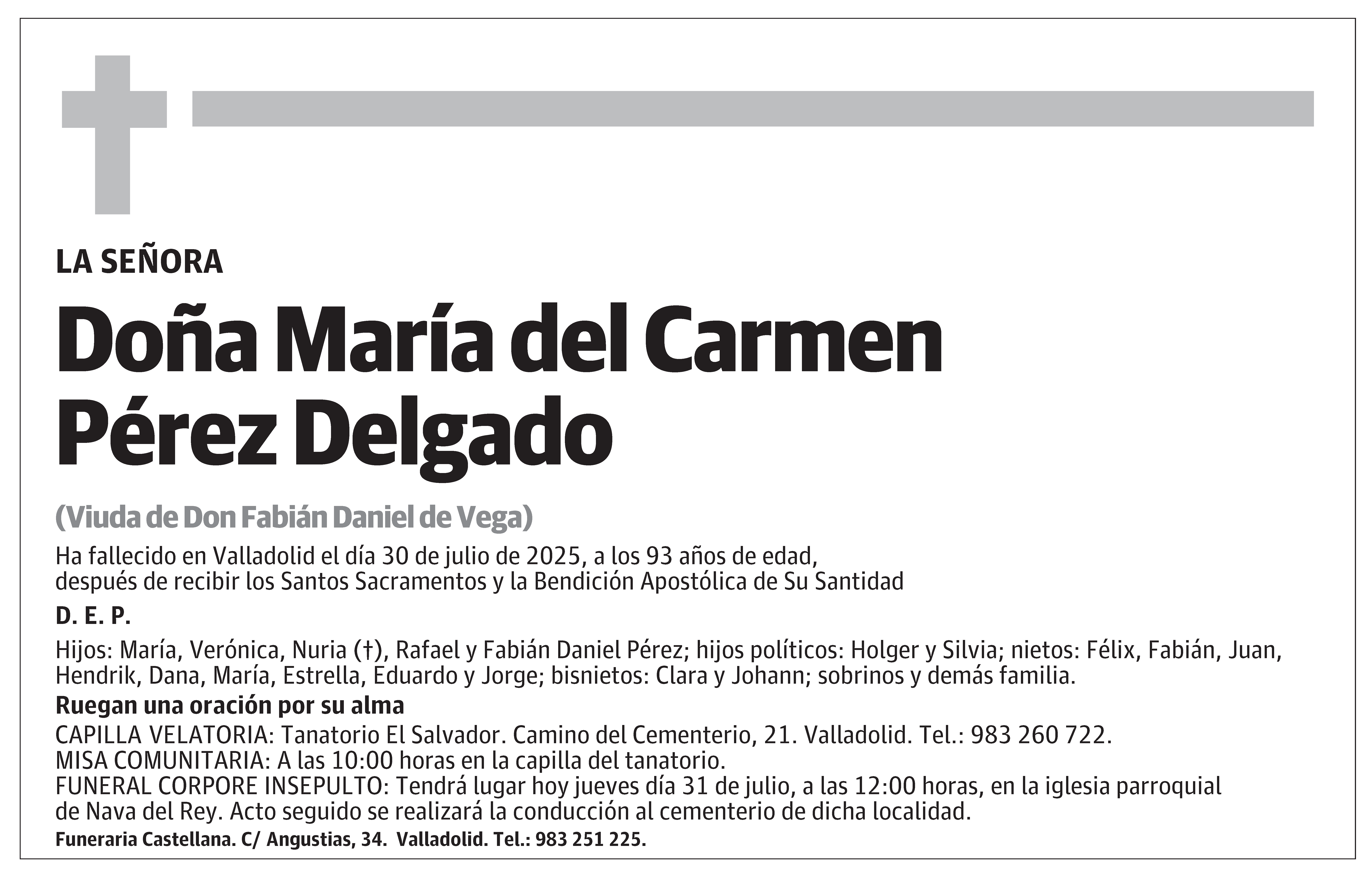 María del Carmen Pérez Delgado