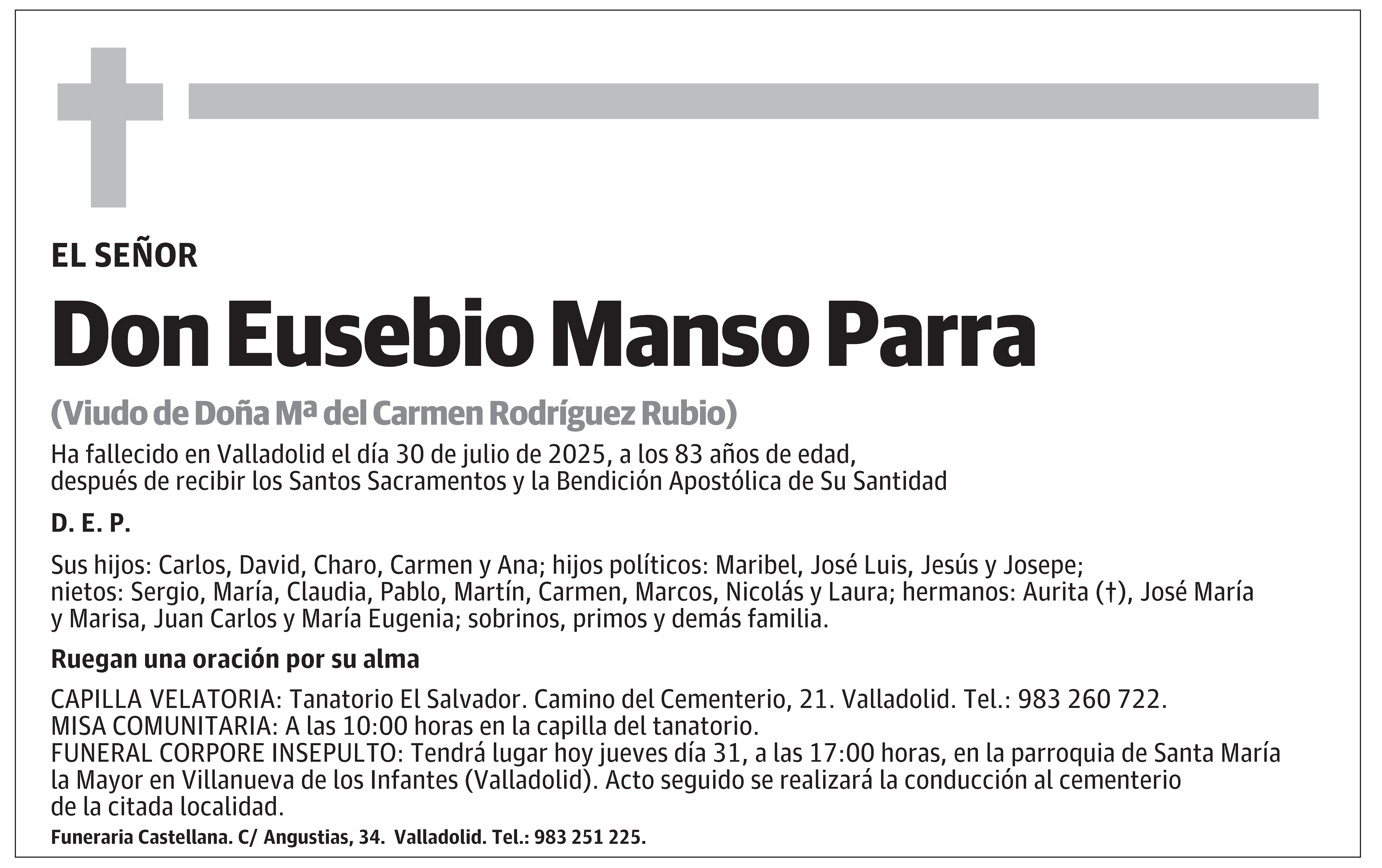 Eusebio Manso Parra