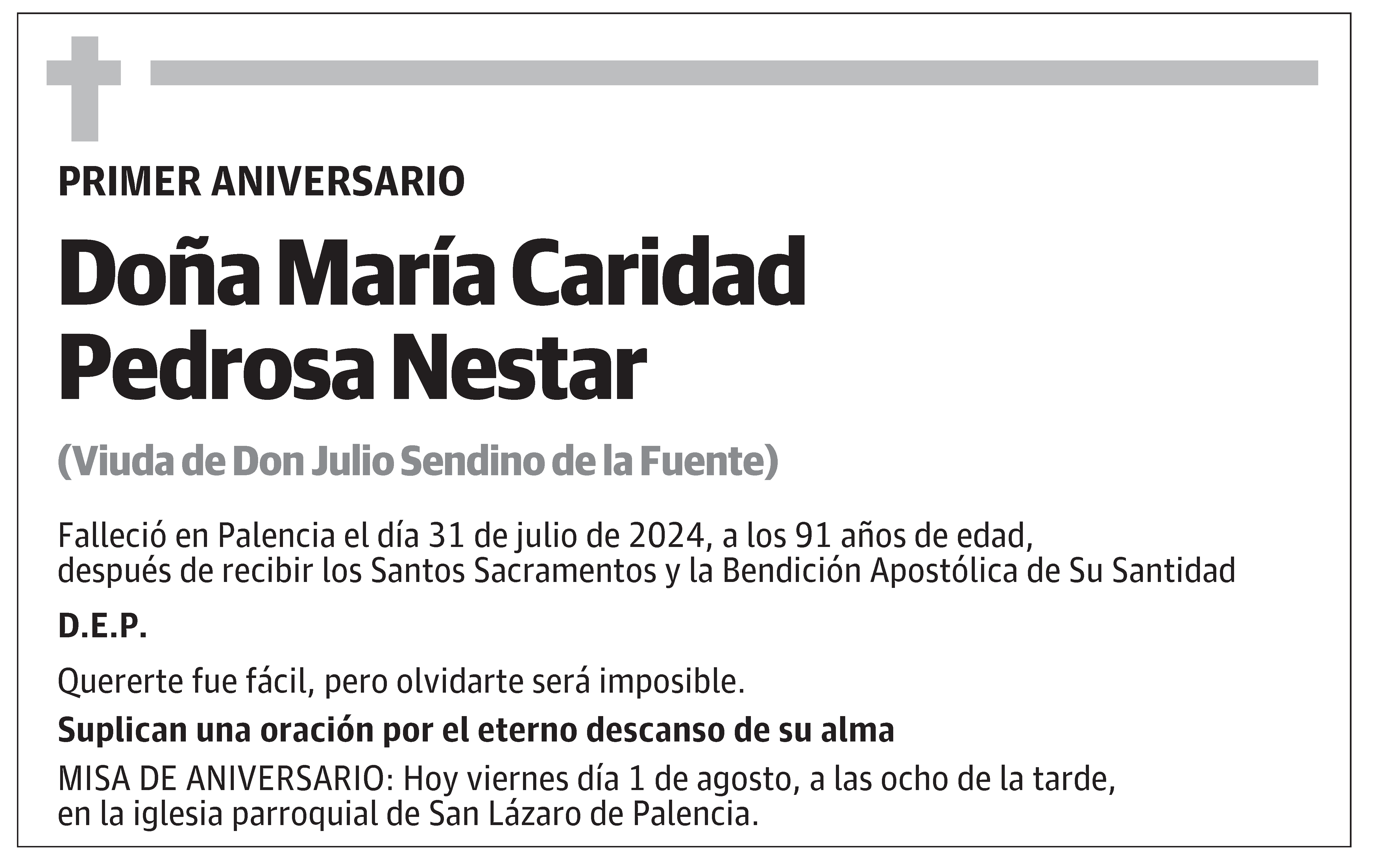 María Caridad Pedrosa Nestar