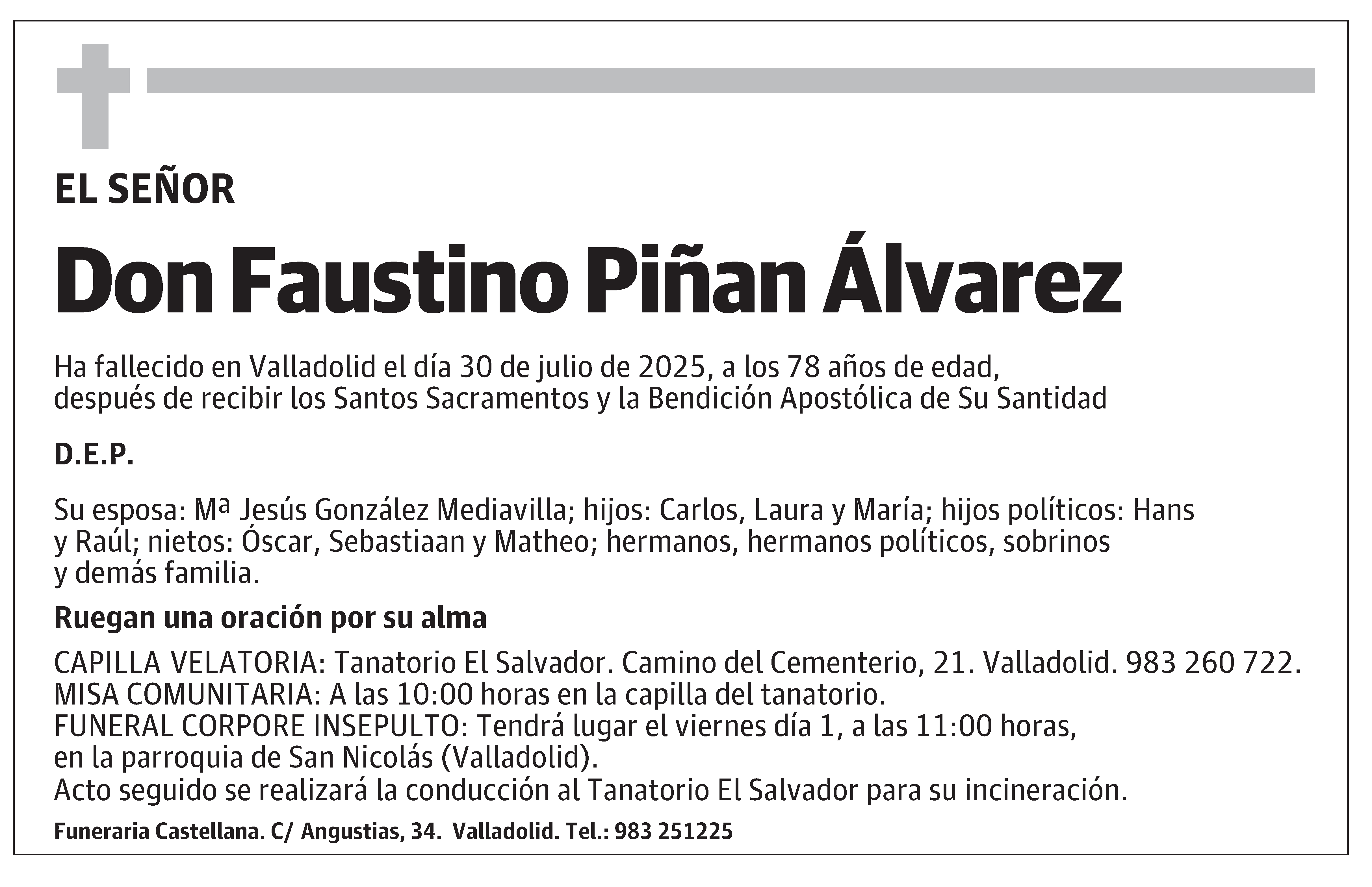 Faustino Piñan Álvarez