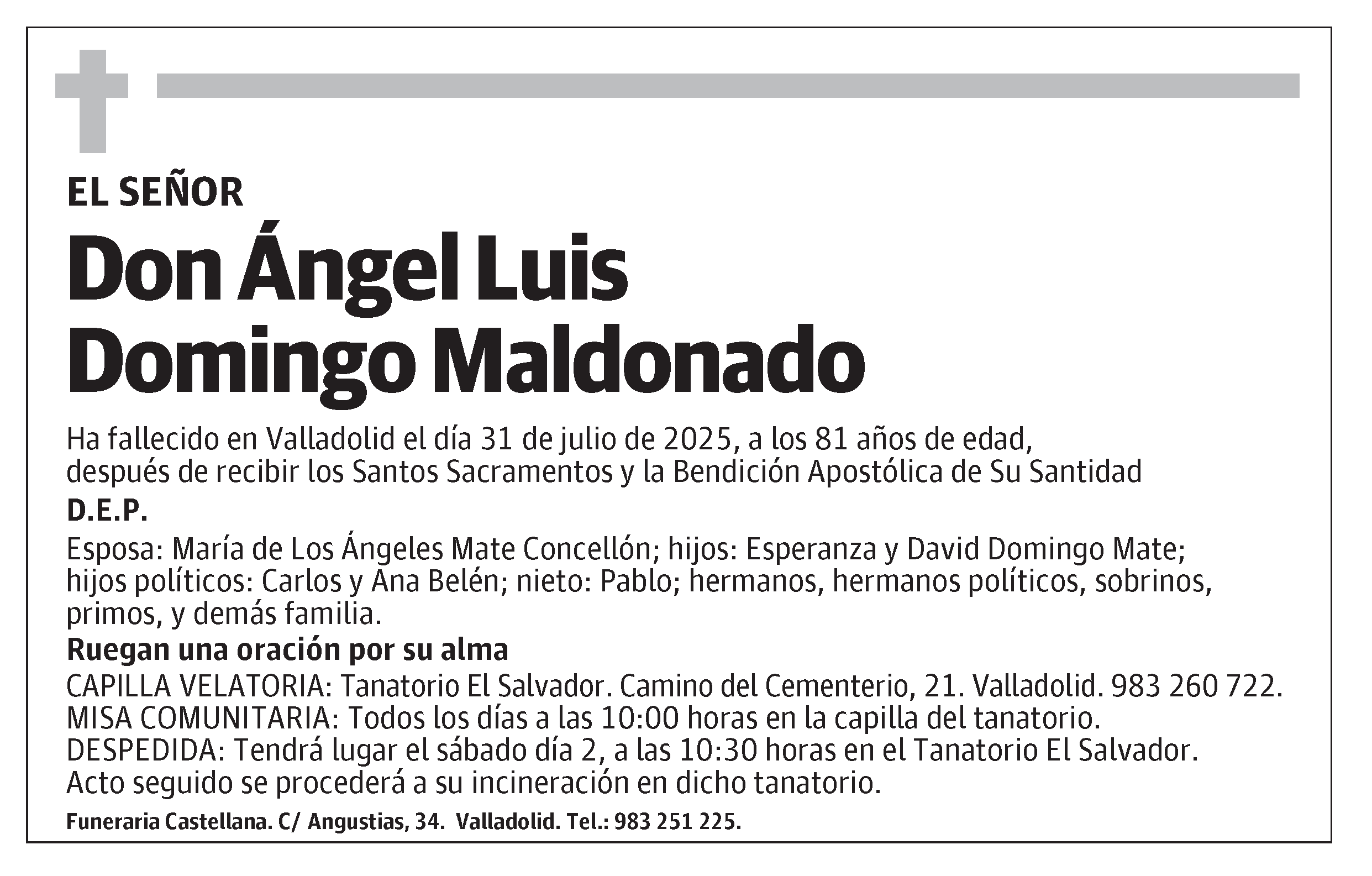 Ángel Luis Domingo Maldonado