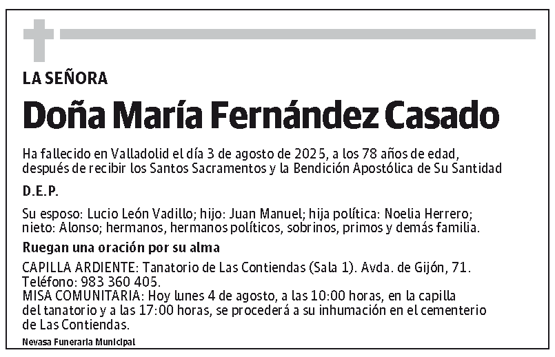 María Fernández Casado