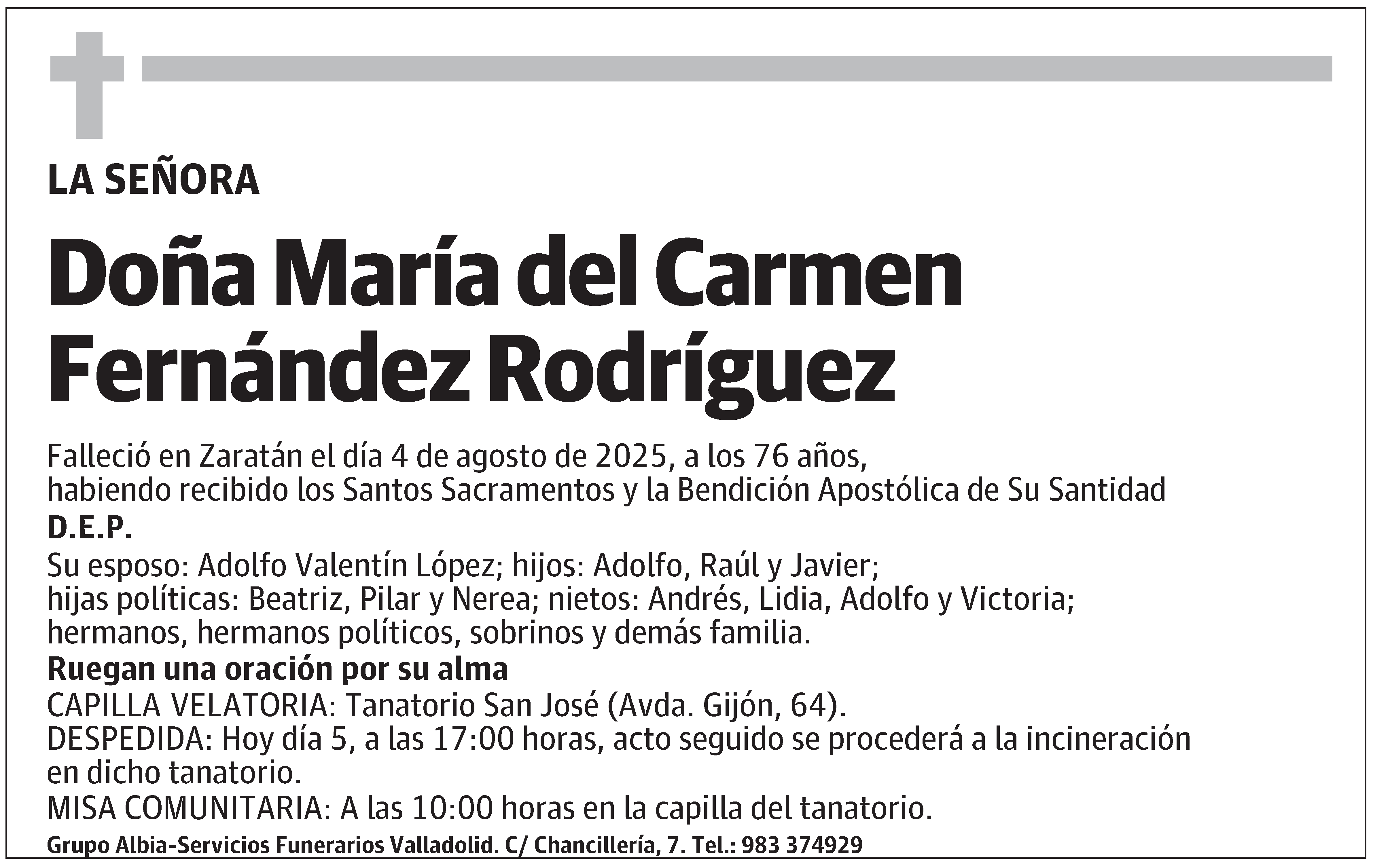 María del Carmen Fernández Rodríguez