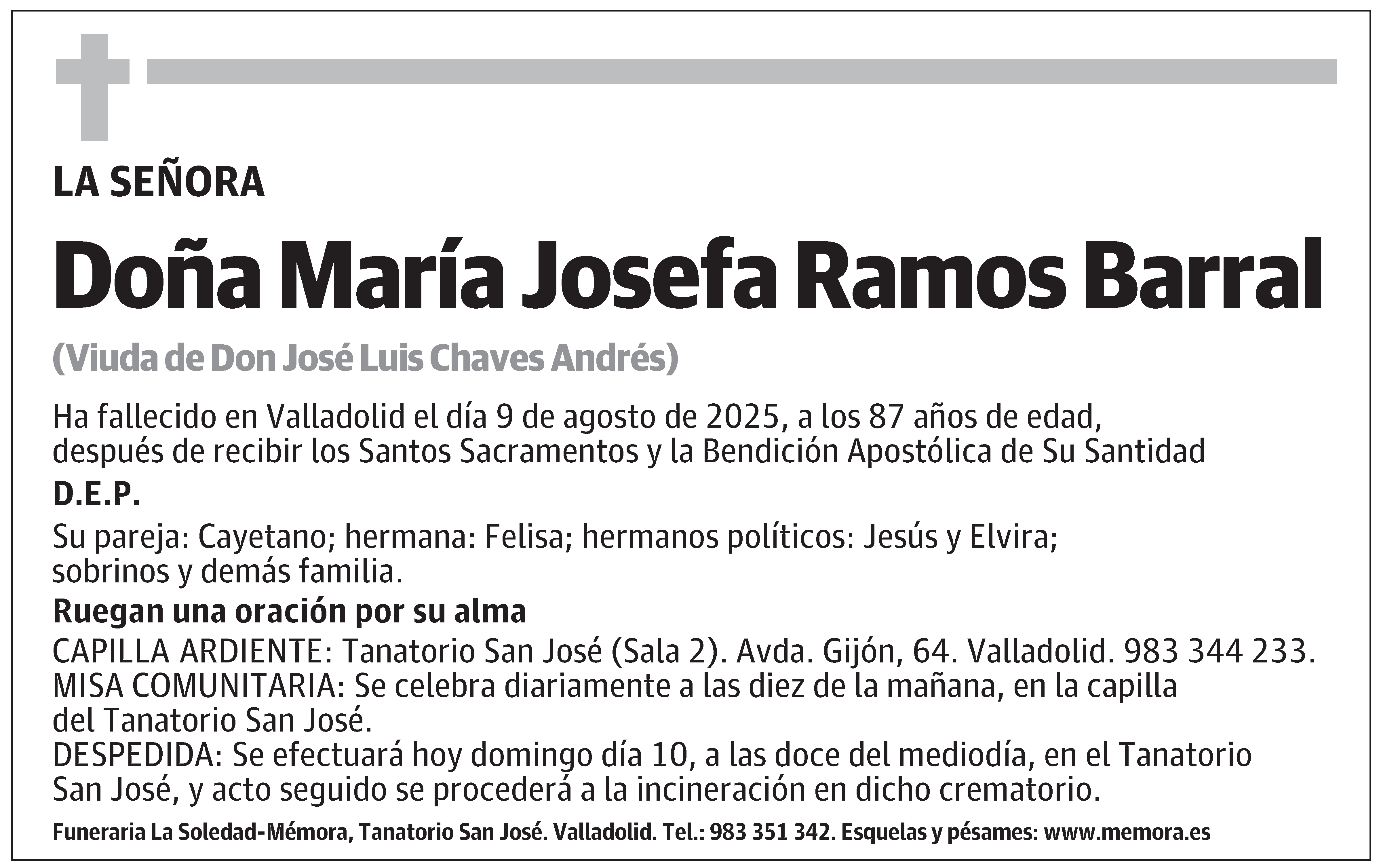 María Josefa Ramos Barral