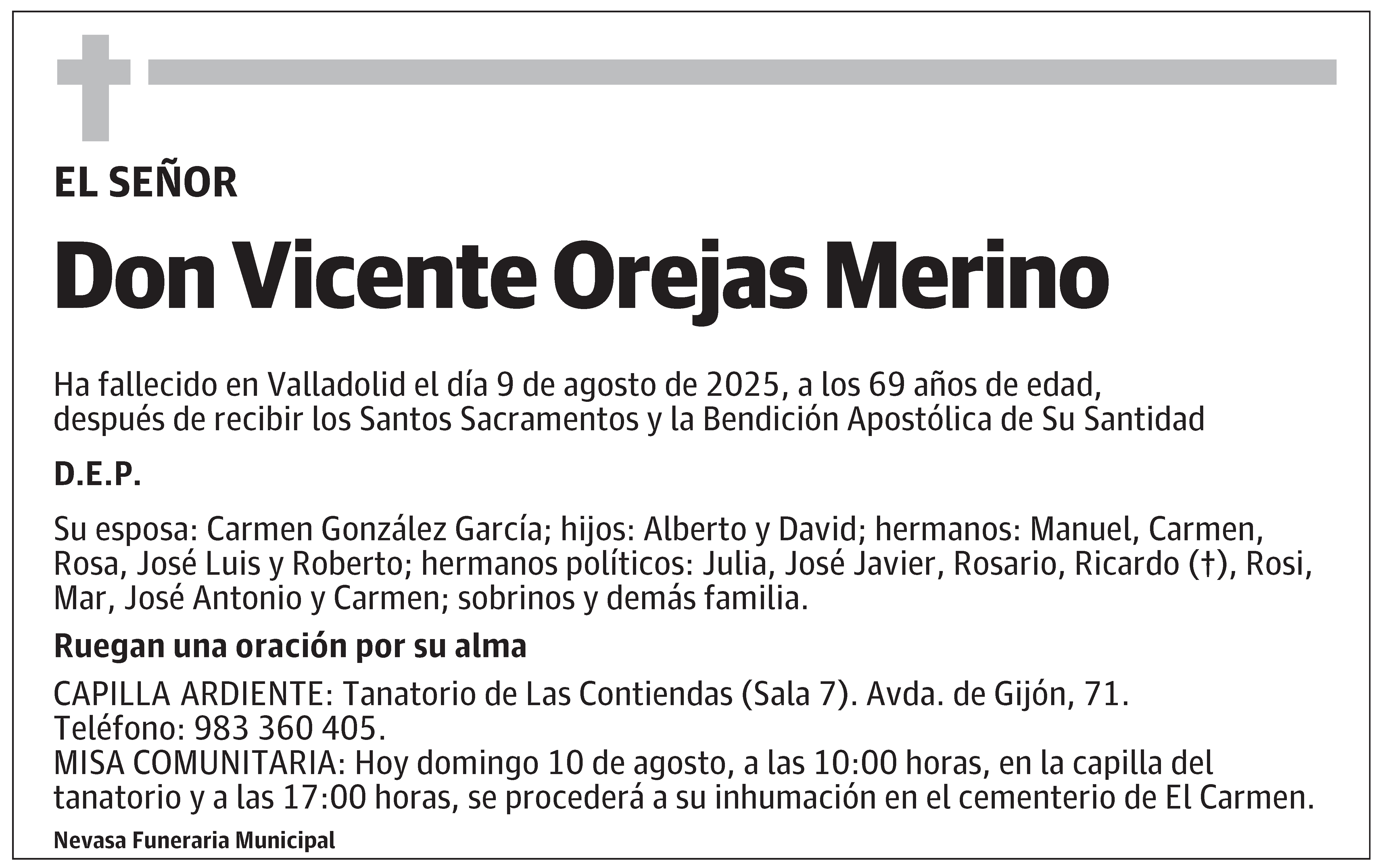 Vicente Orejas Merino