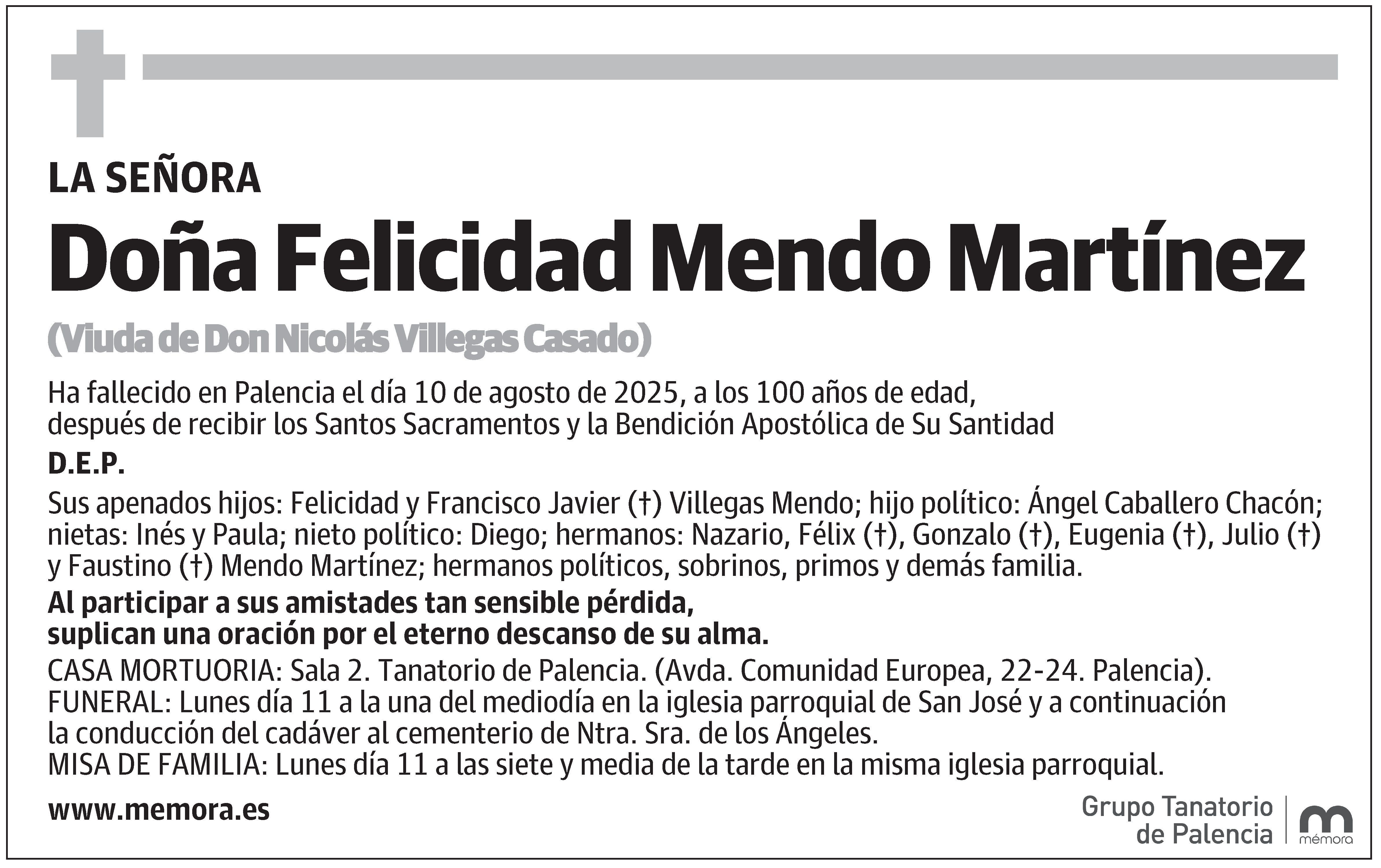 Felicidad Mendo Martínez