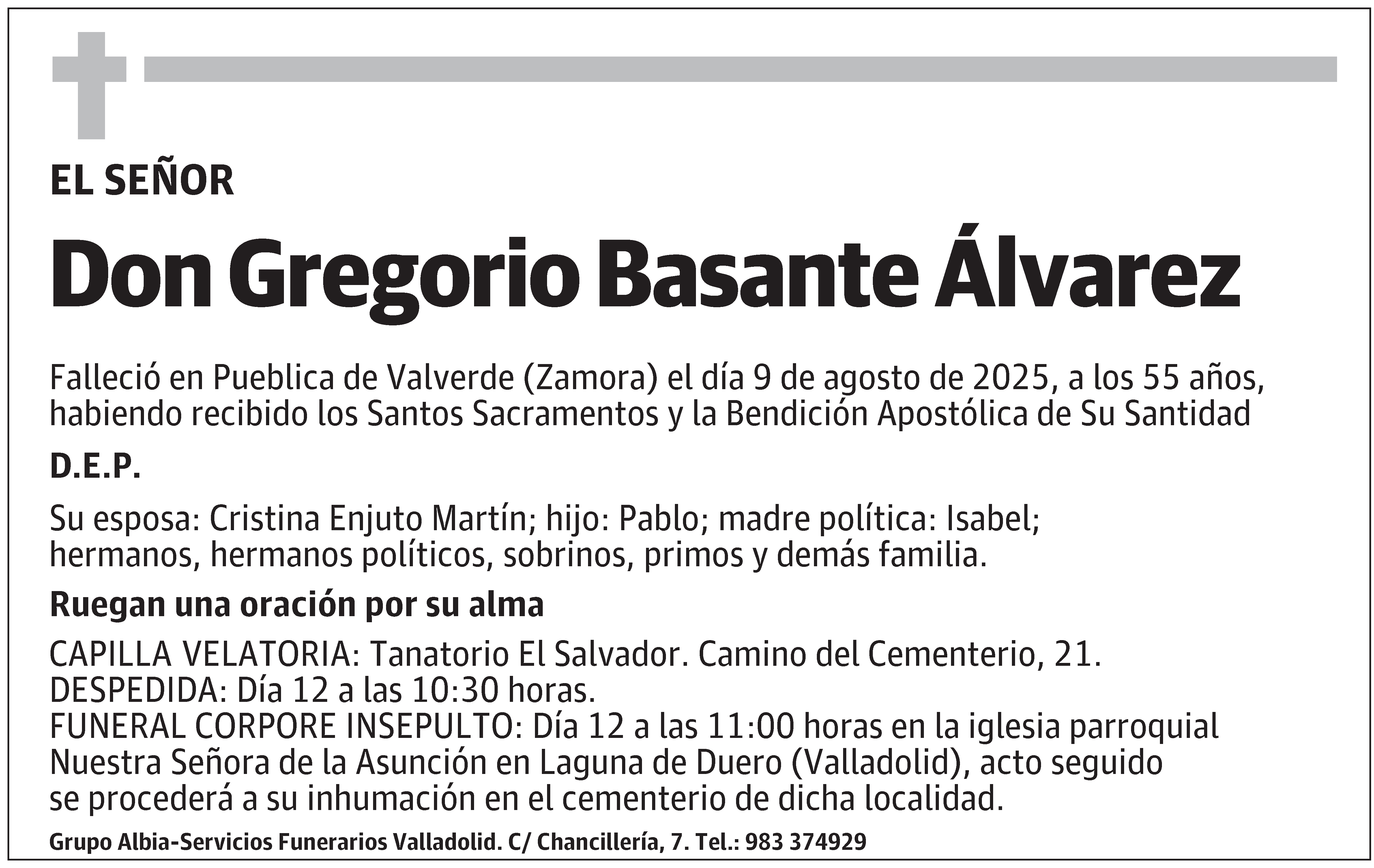 Gregorio Basante Álvarez
