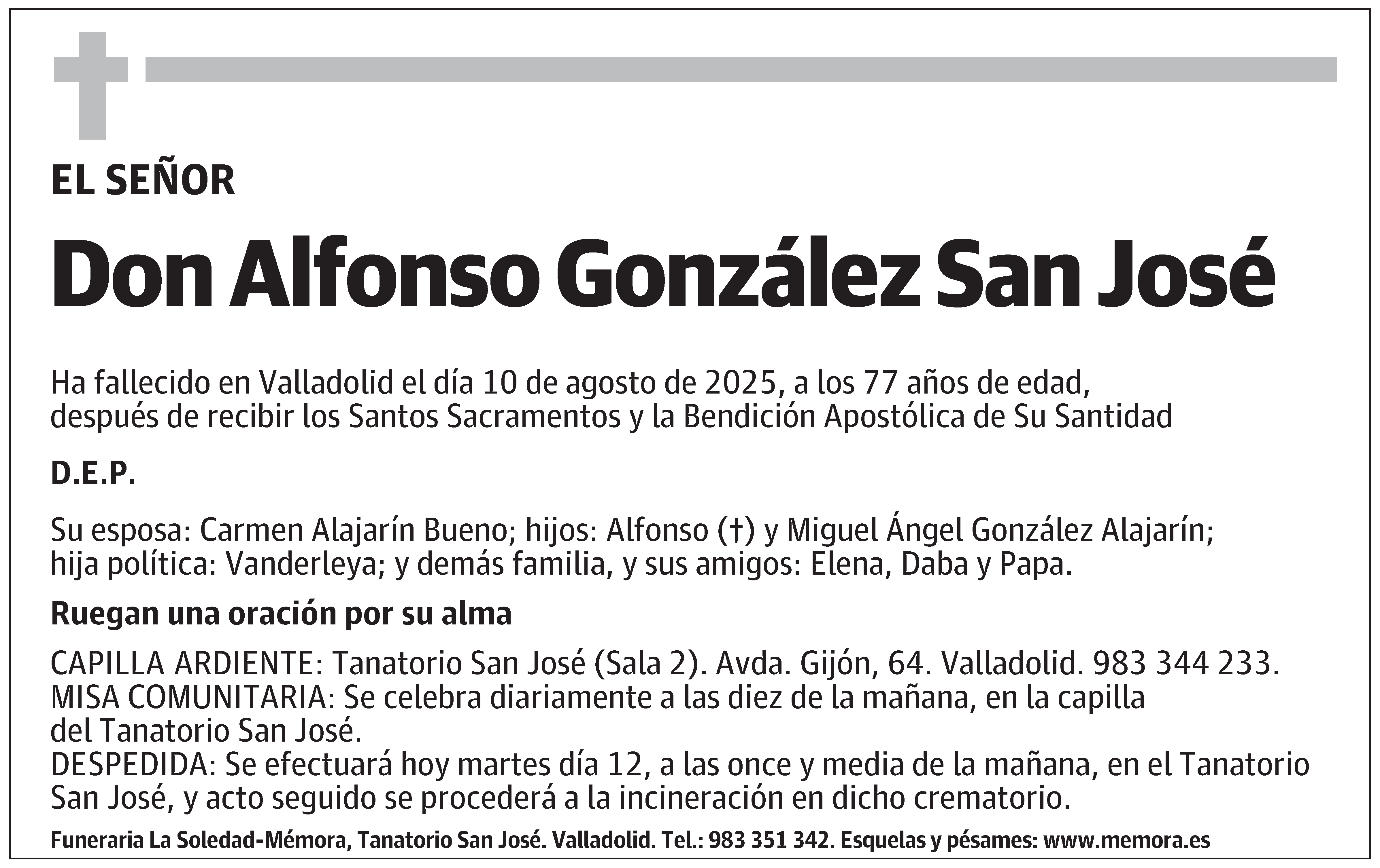 Alfonso González San José