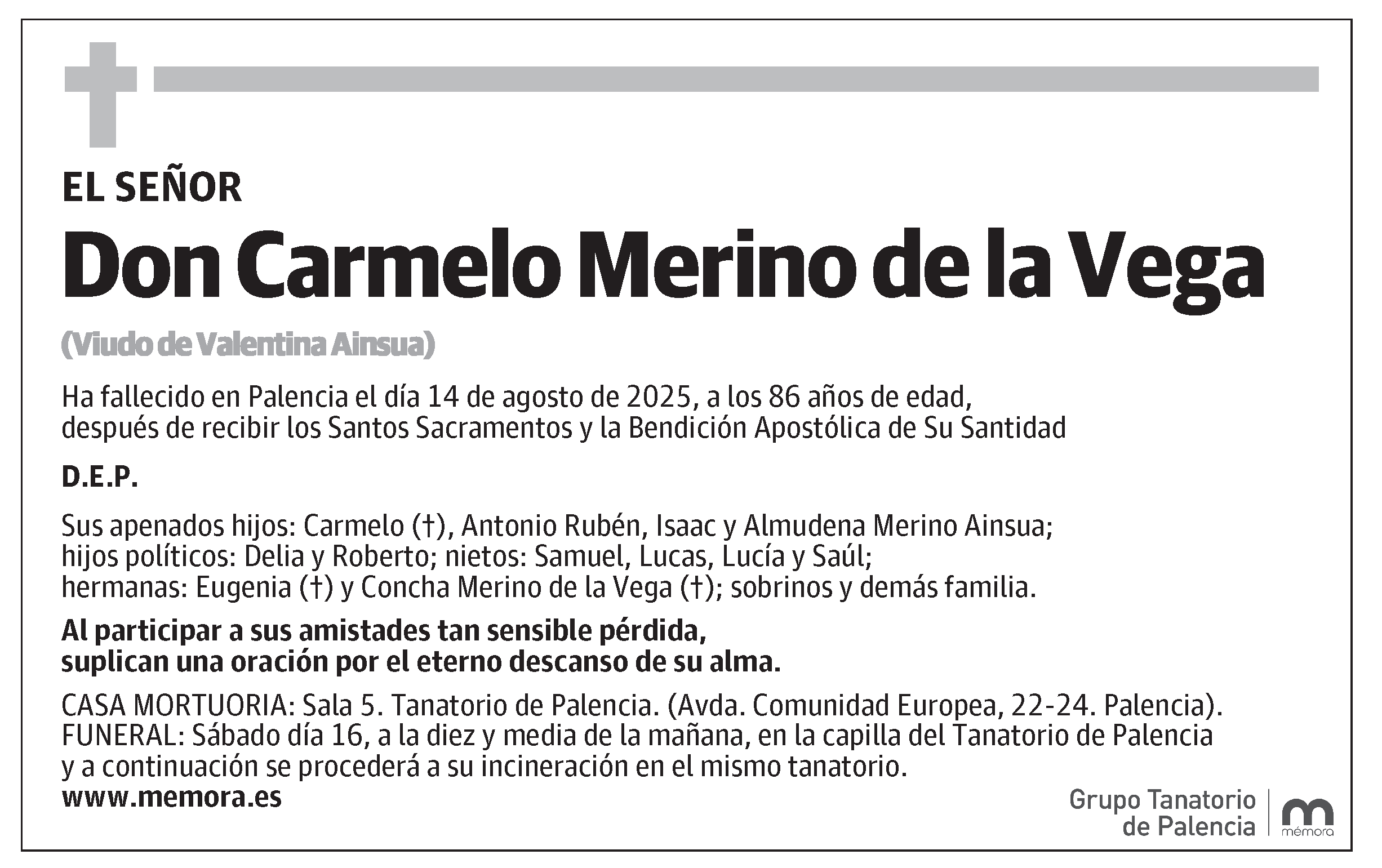 Carmelo Merino de la Vega