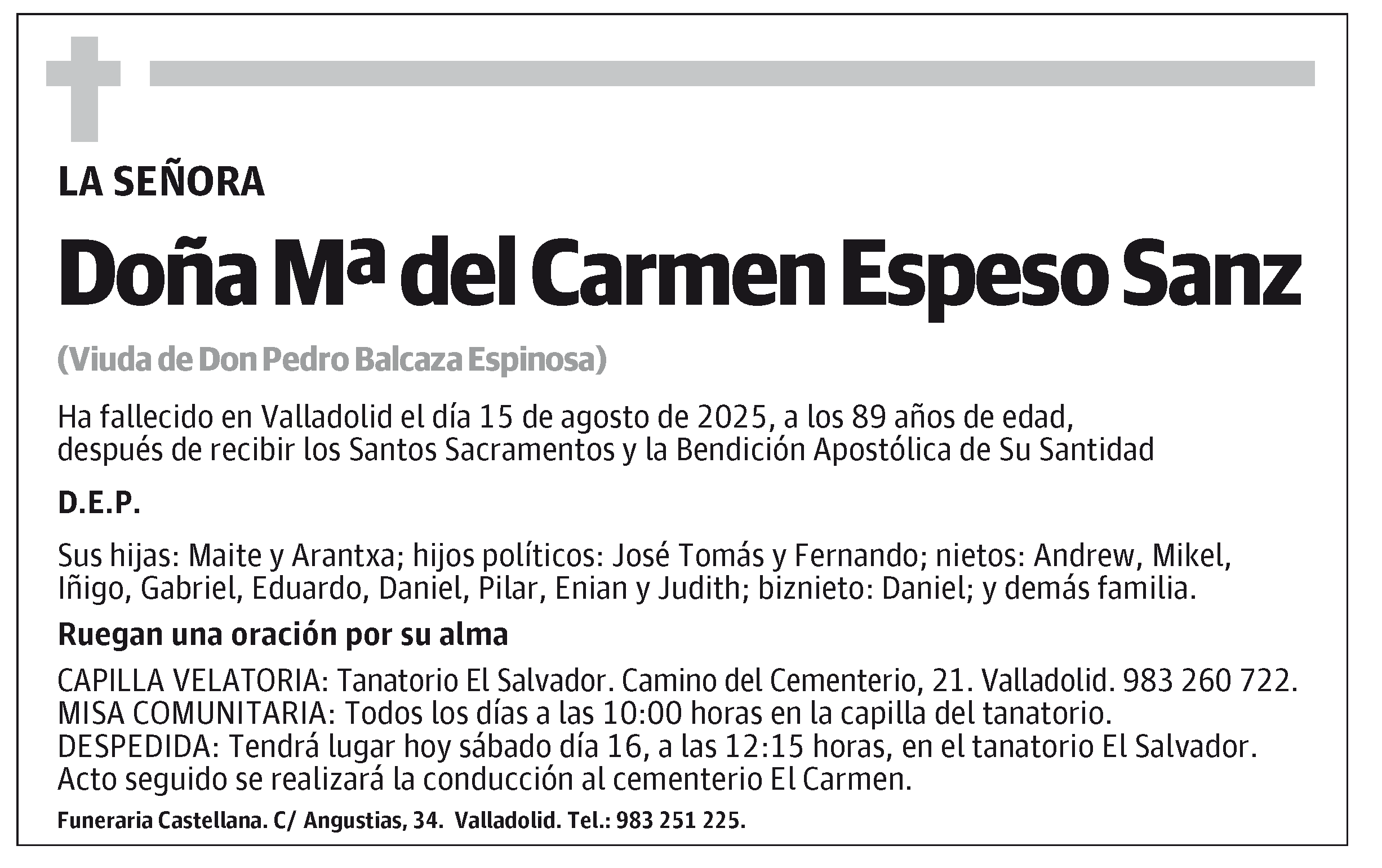 Mª del Carmen Espeso Sanz