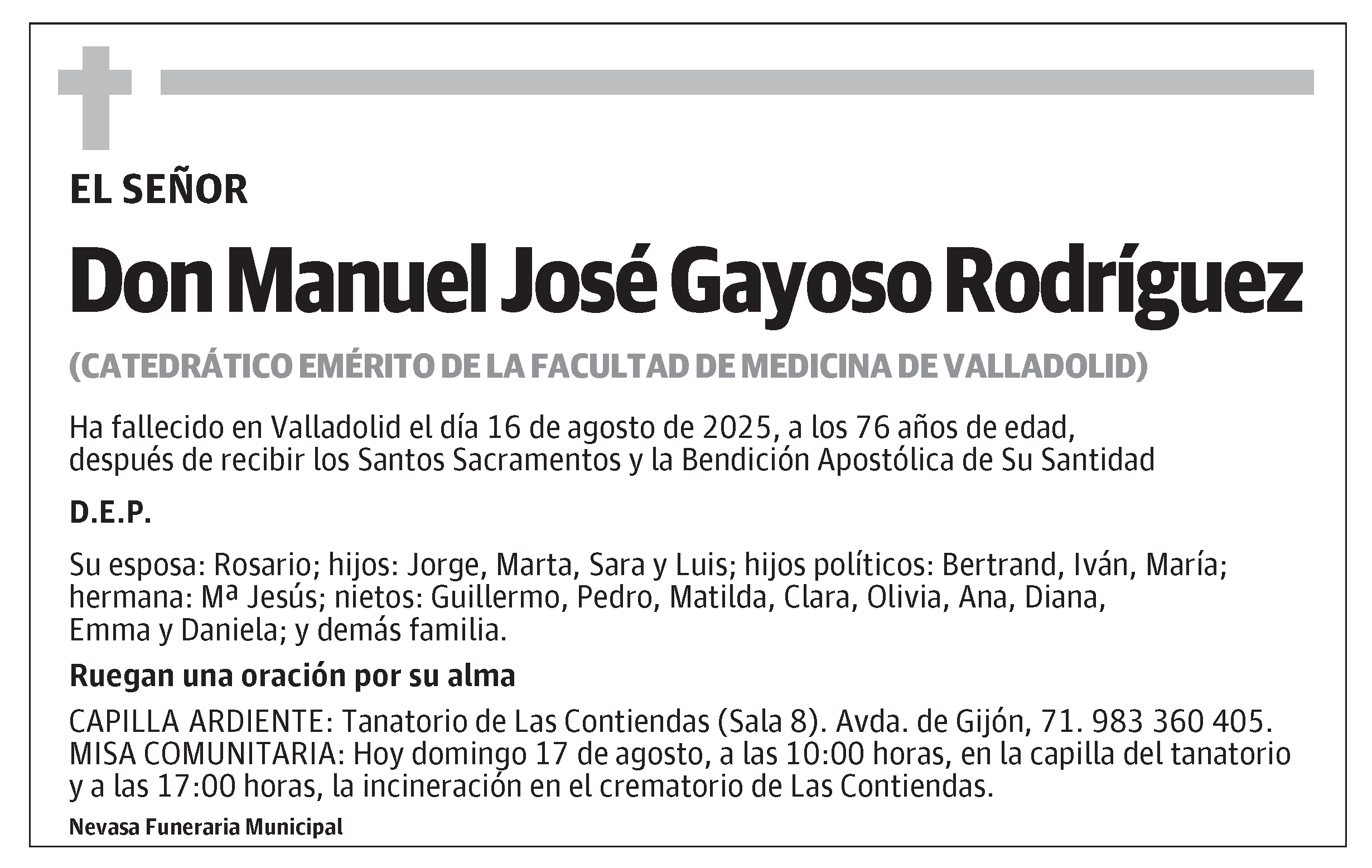 Manuel José Gayoso Rodríguez