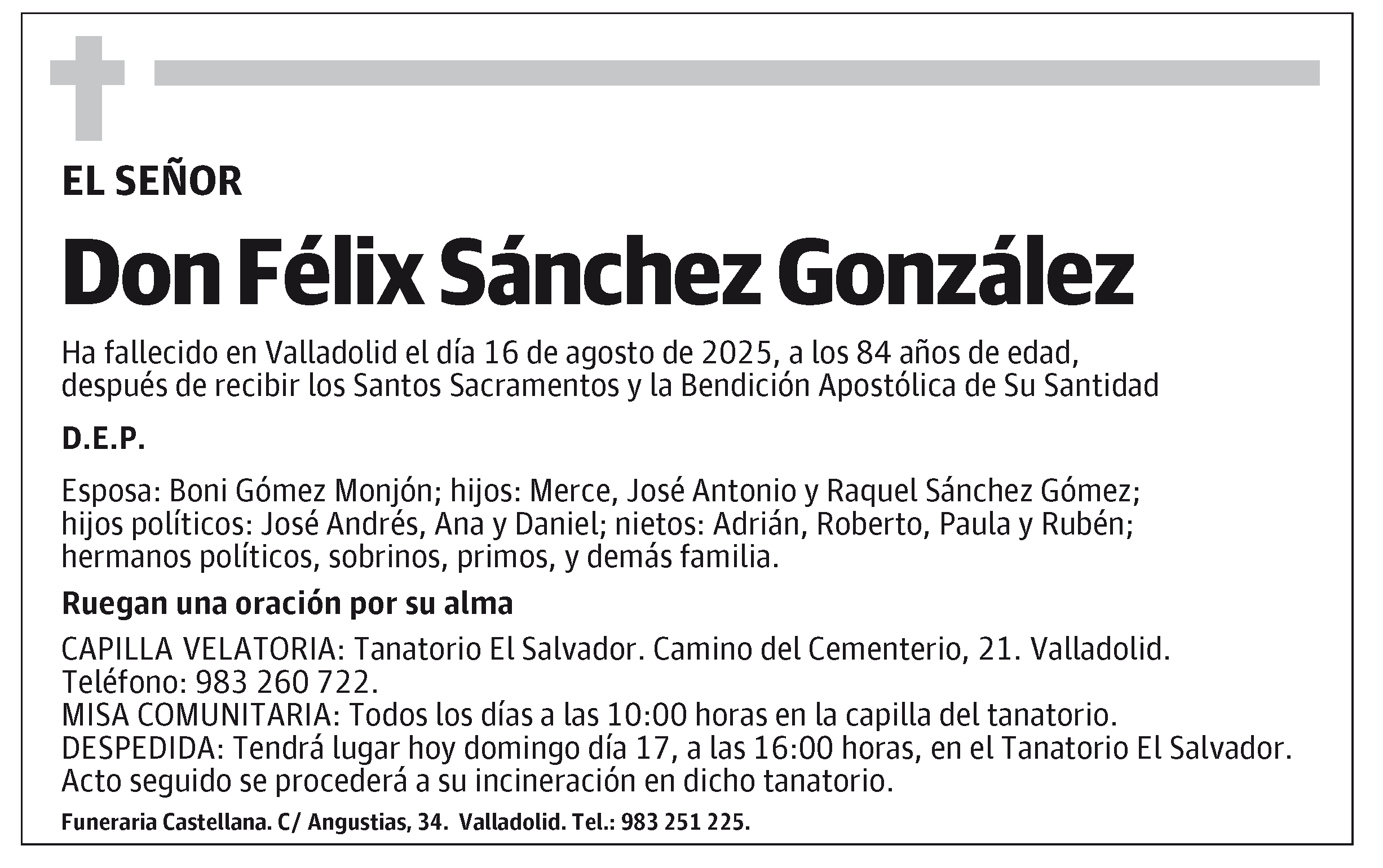 Félix Sánchez González
