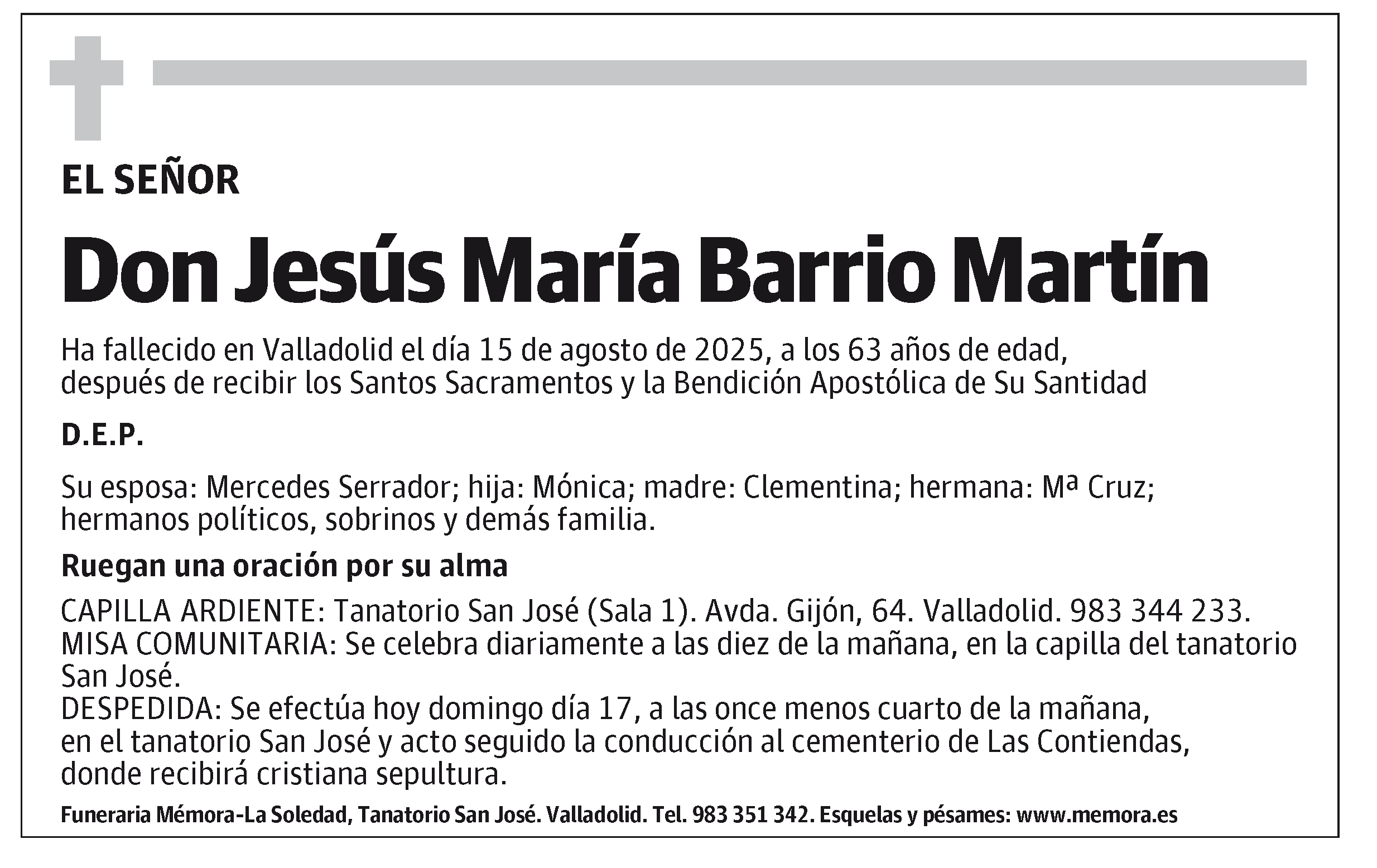 Jesús María Barrio Martín