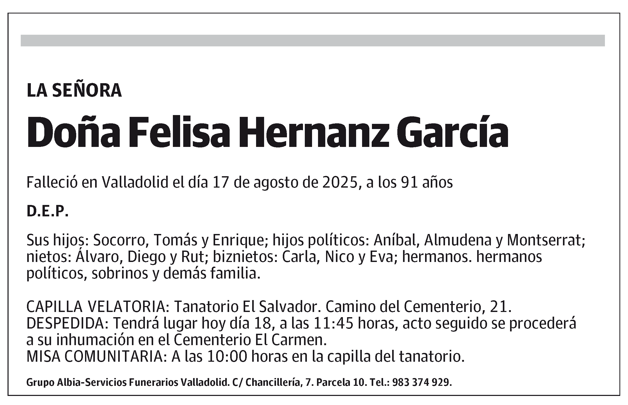 Felisa Hernanz García