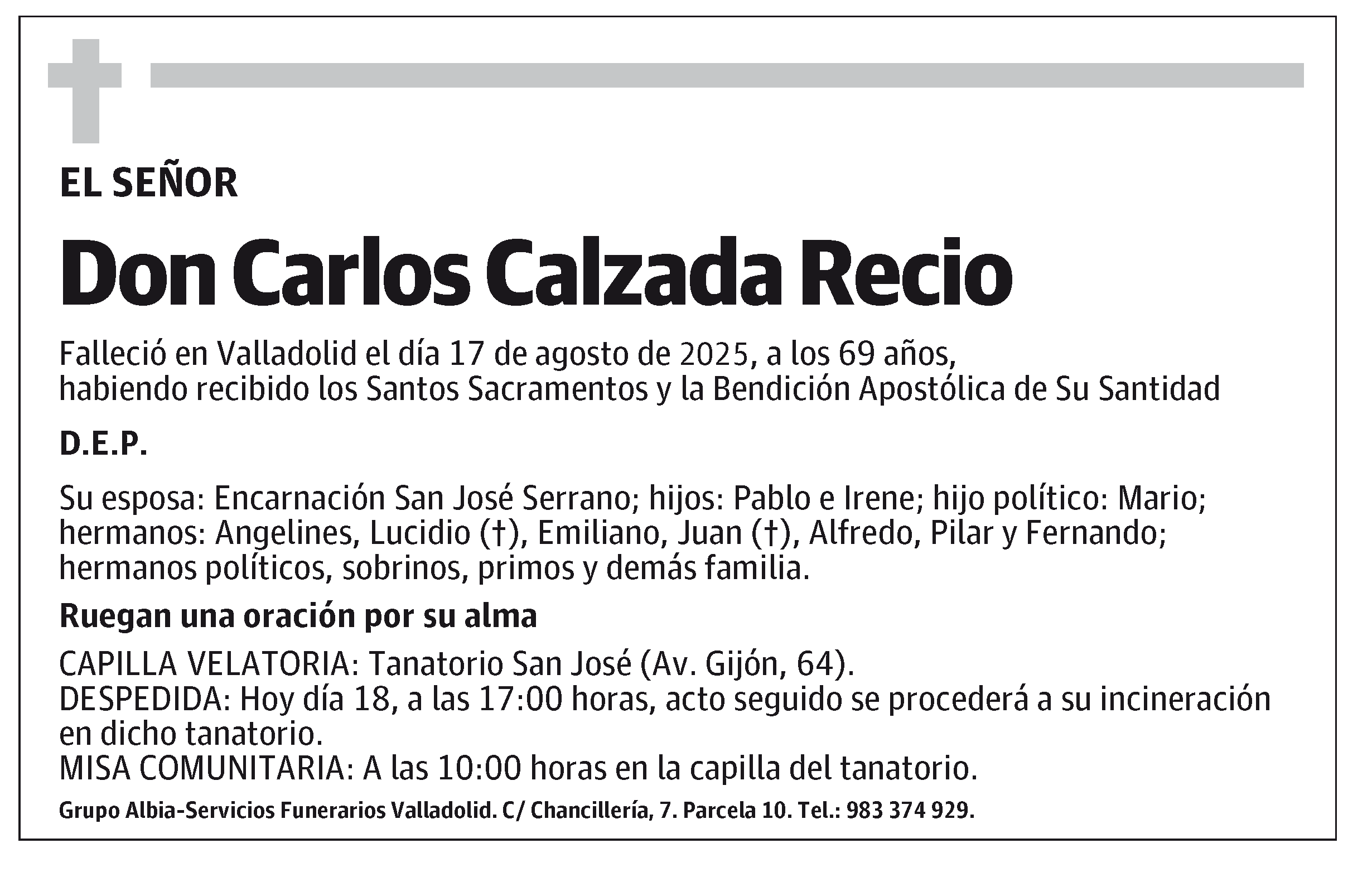 Carlos Calzada Recio