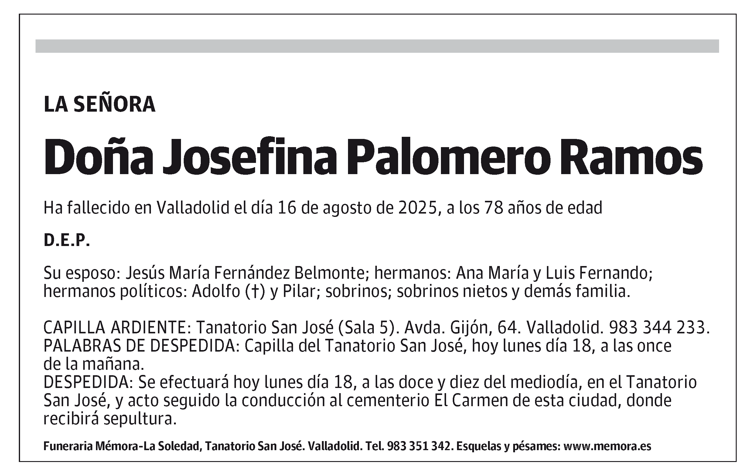 Josefina Palomero Ramos