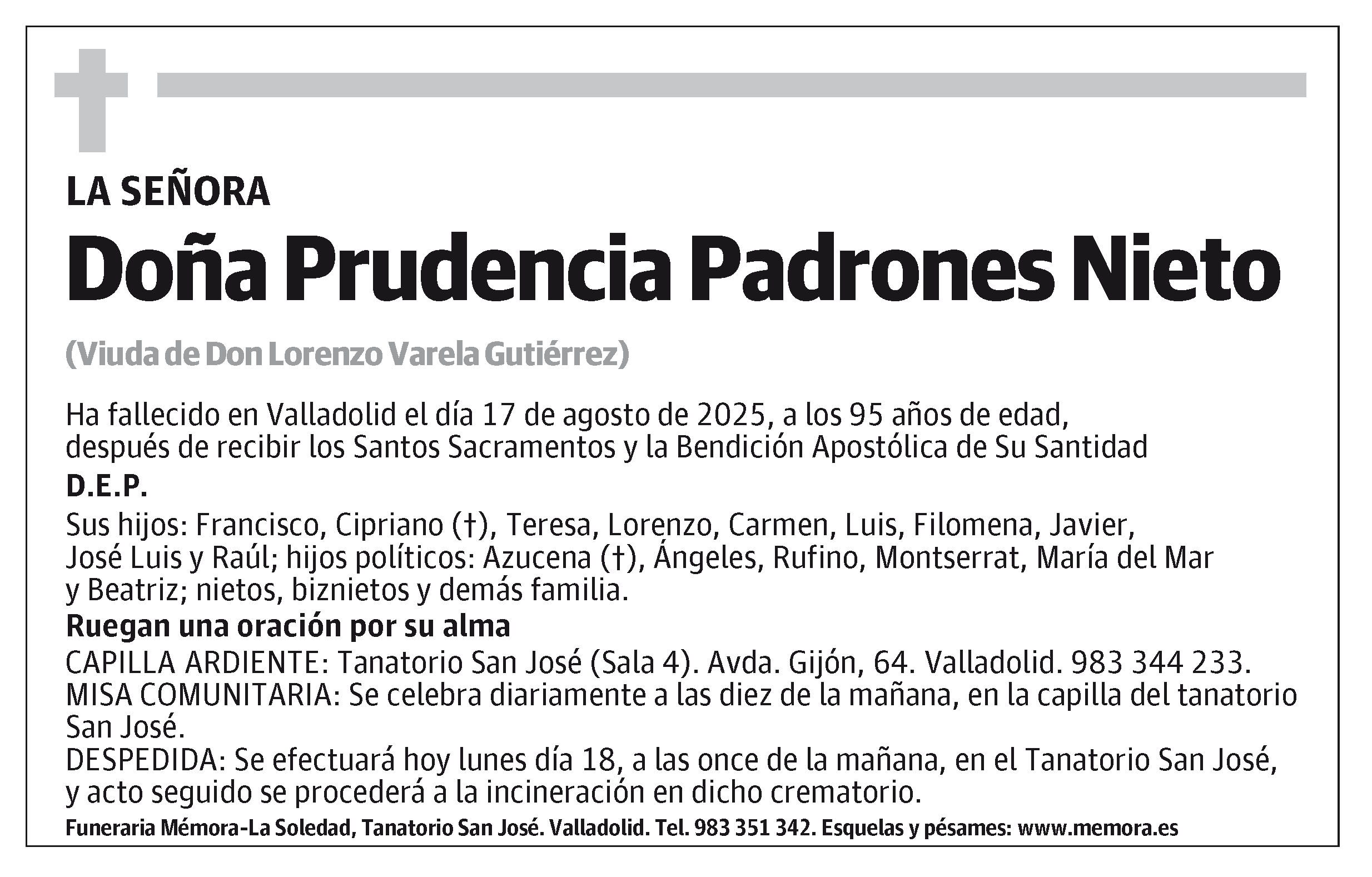Prudencia Padrones Nieto