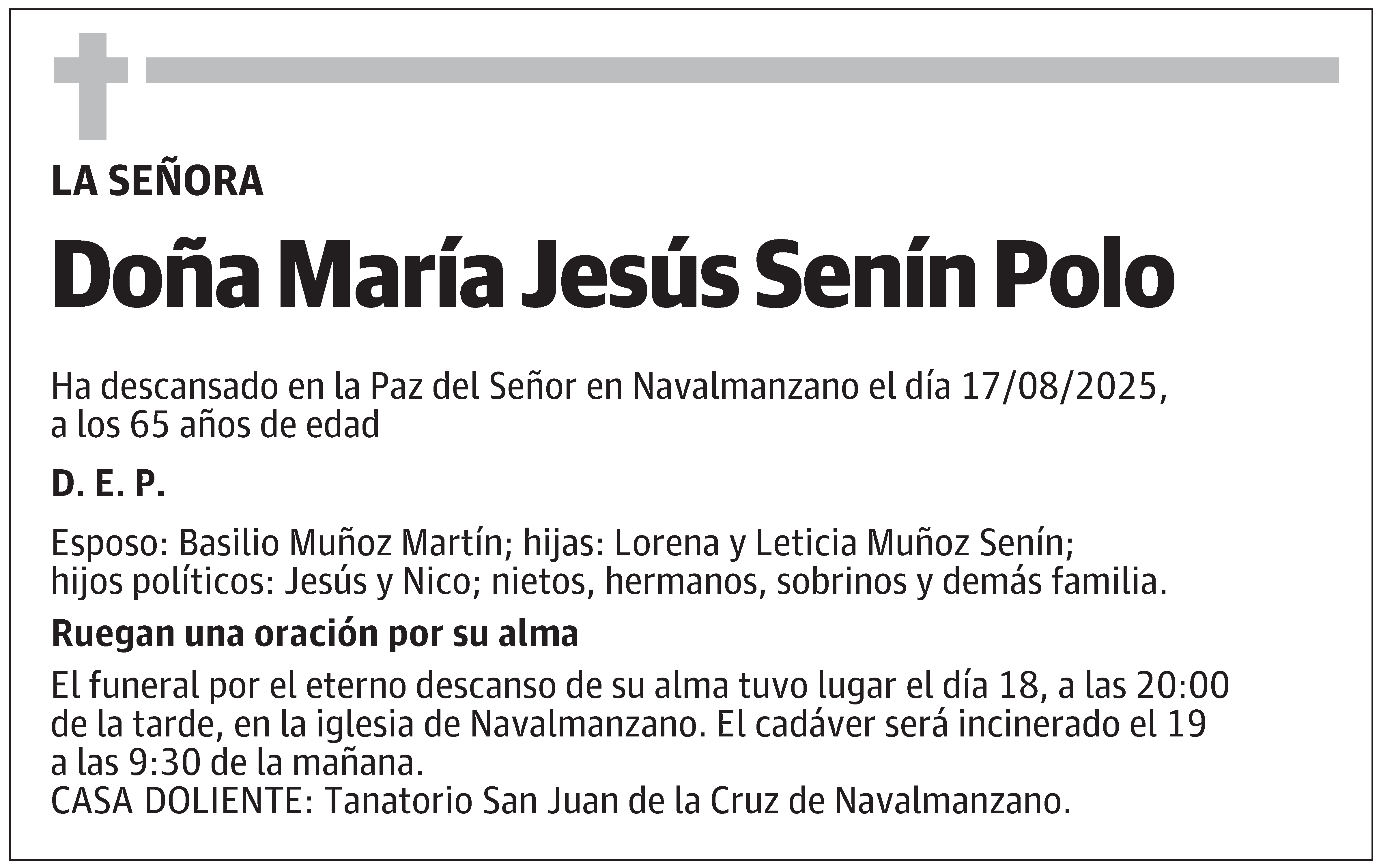 María Jesús Senín Polo