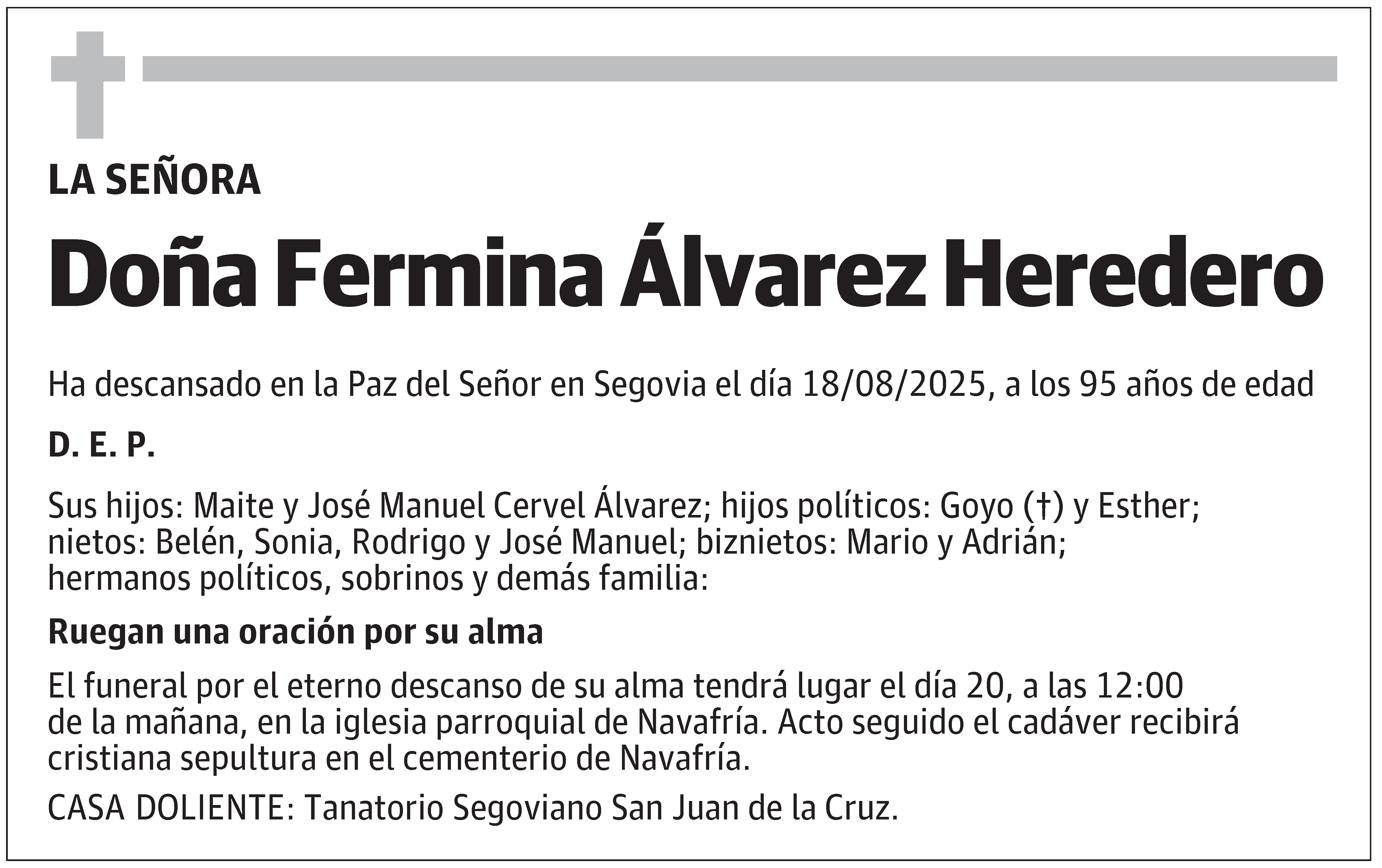 Fermina Álvarez Heredero