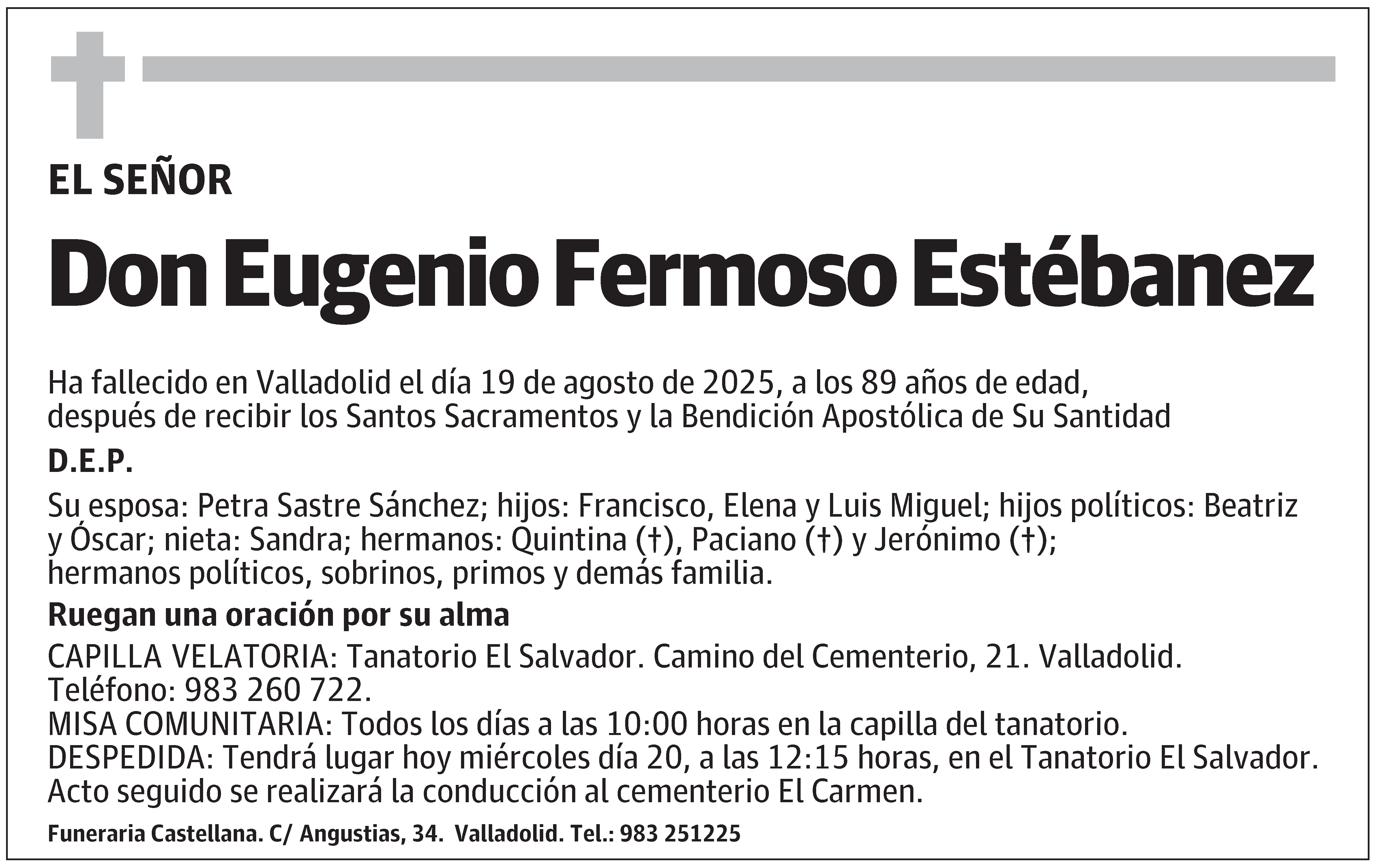 Eugenio Fermoso Estébanez