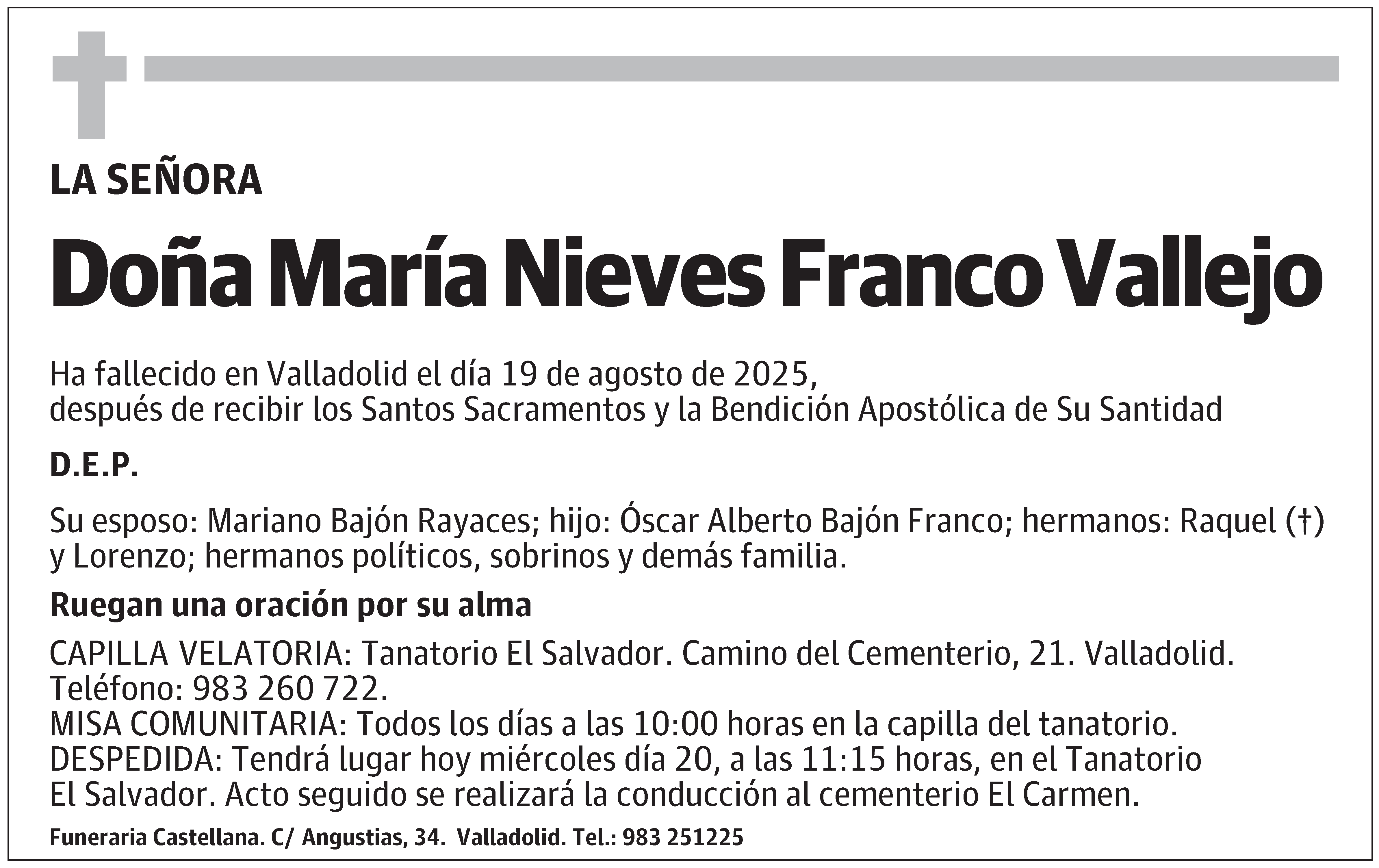 María Nieves Franco Vallejo