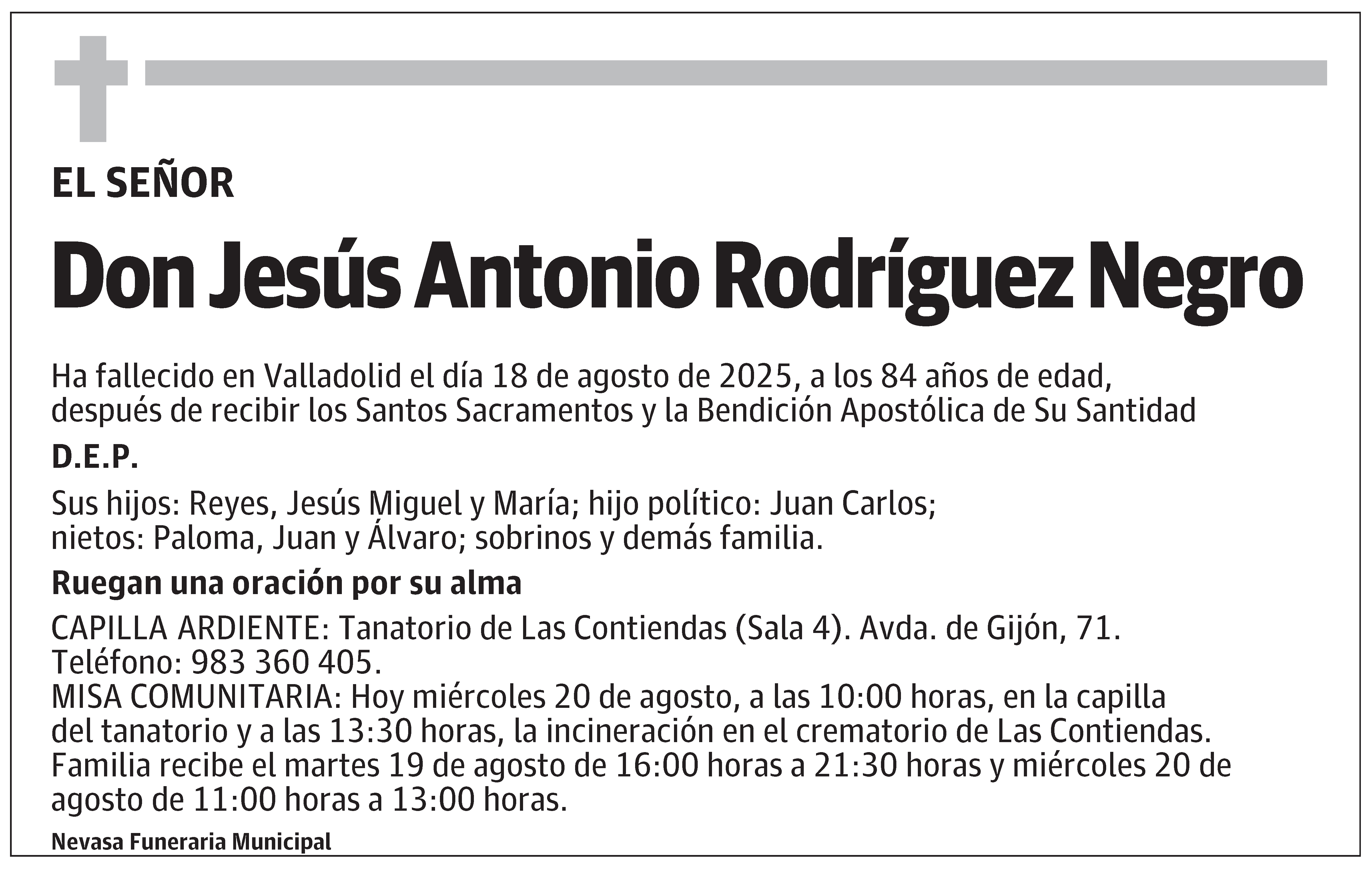 Jesús Antonio Rodríguez Negro