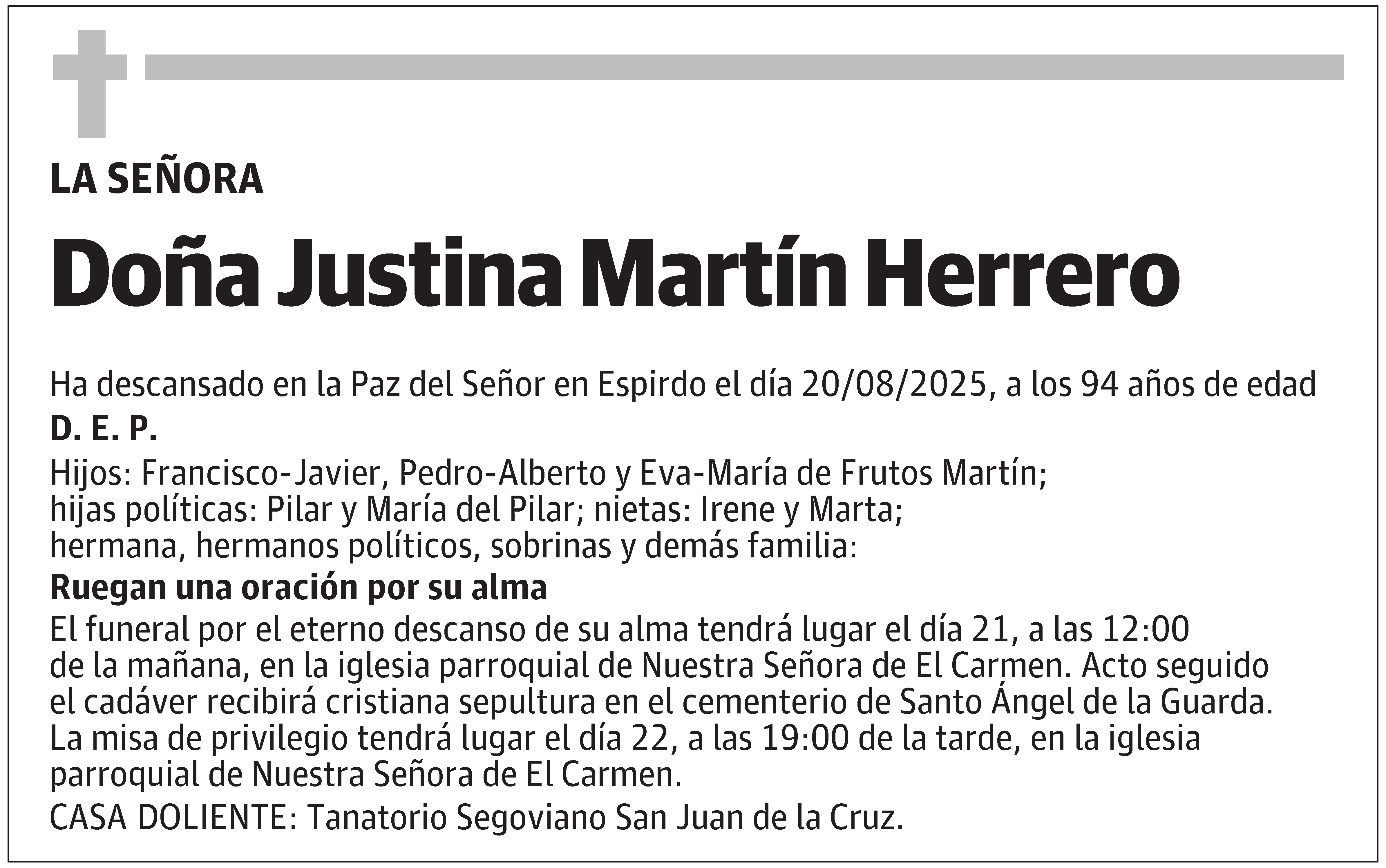 Justina Martín Herrero