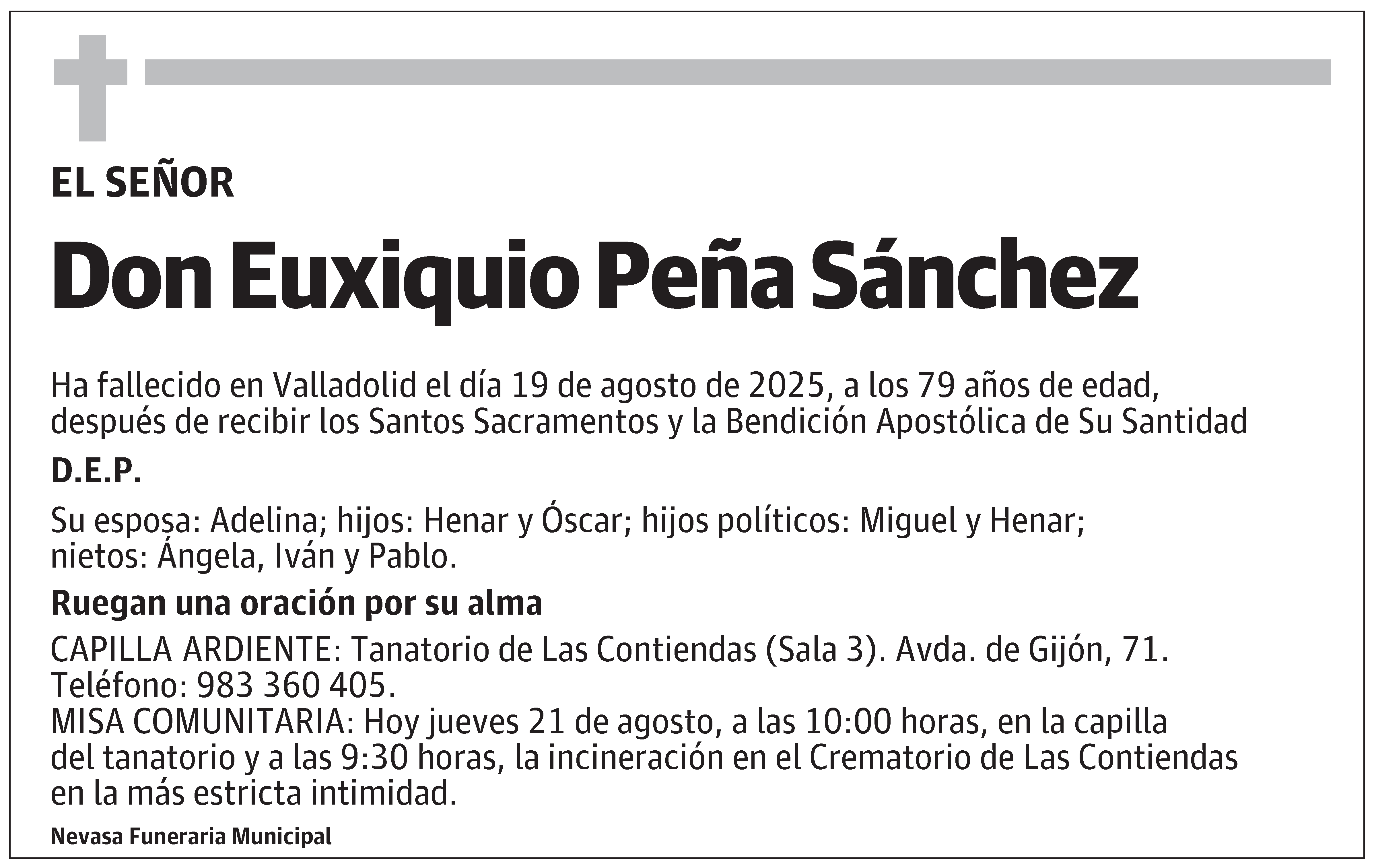 Euxiquio Peña Sánchez