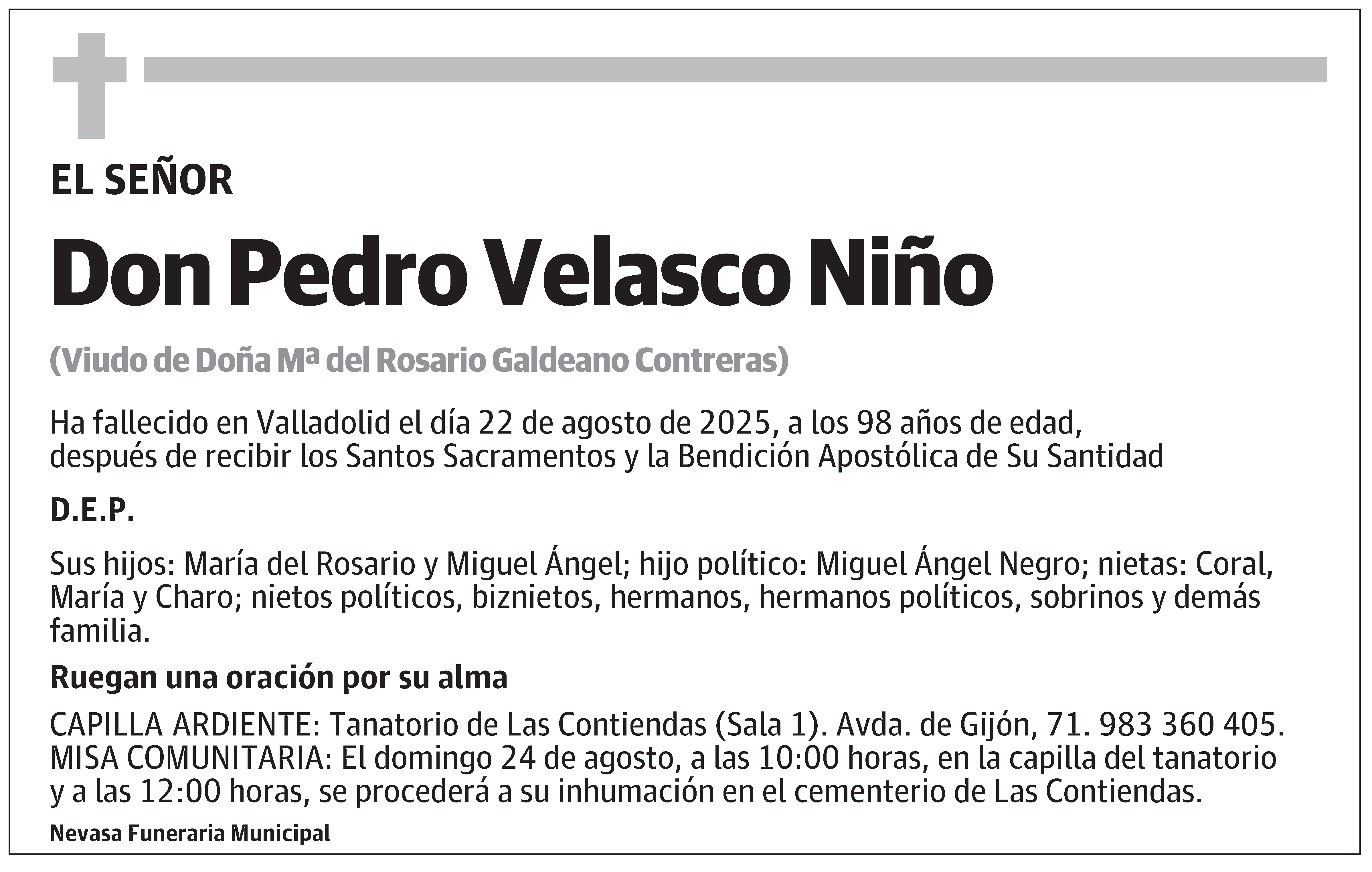 Pedro Velasco Niño