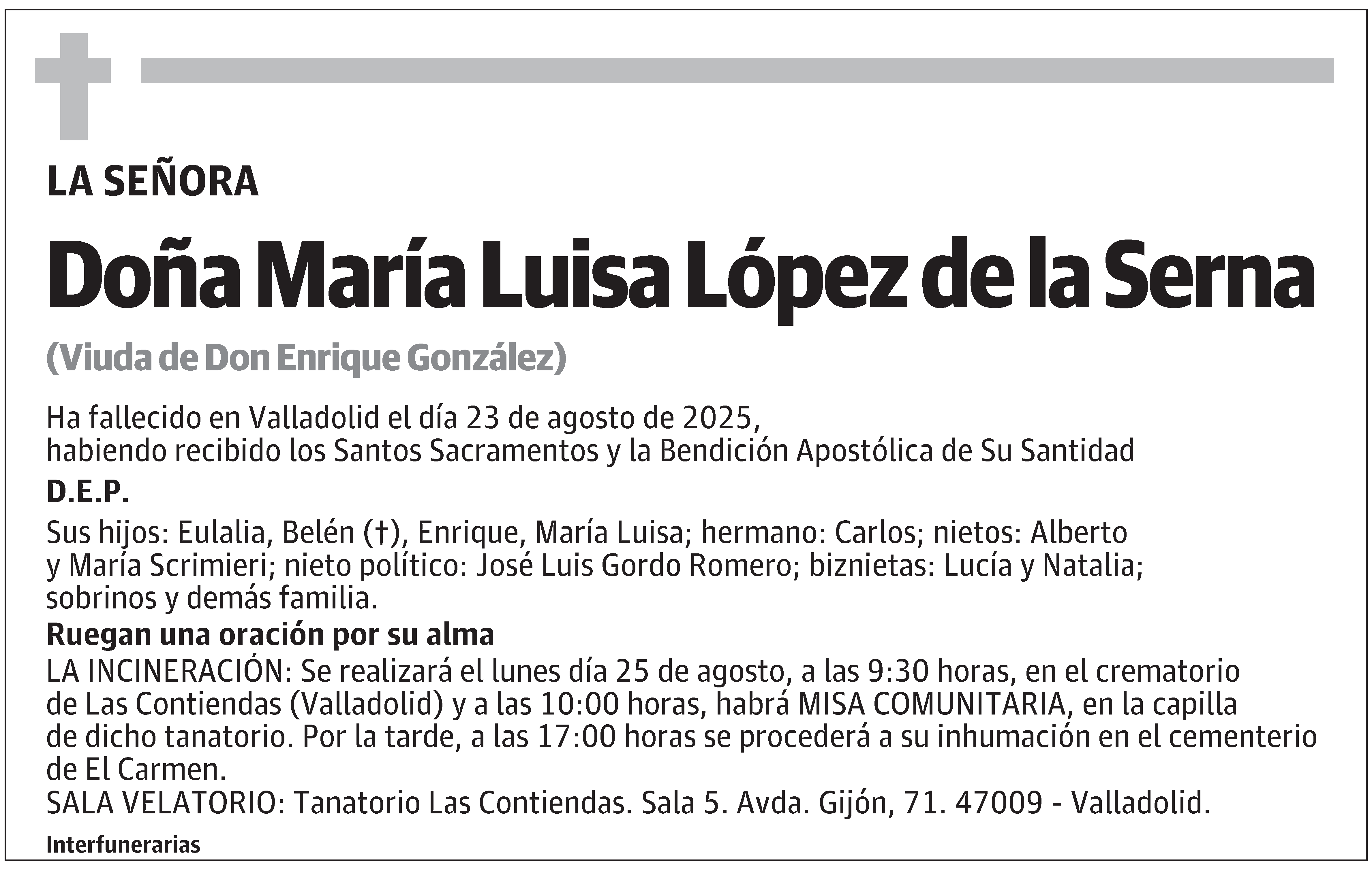 María Luisa López de la Serna