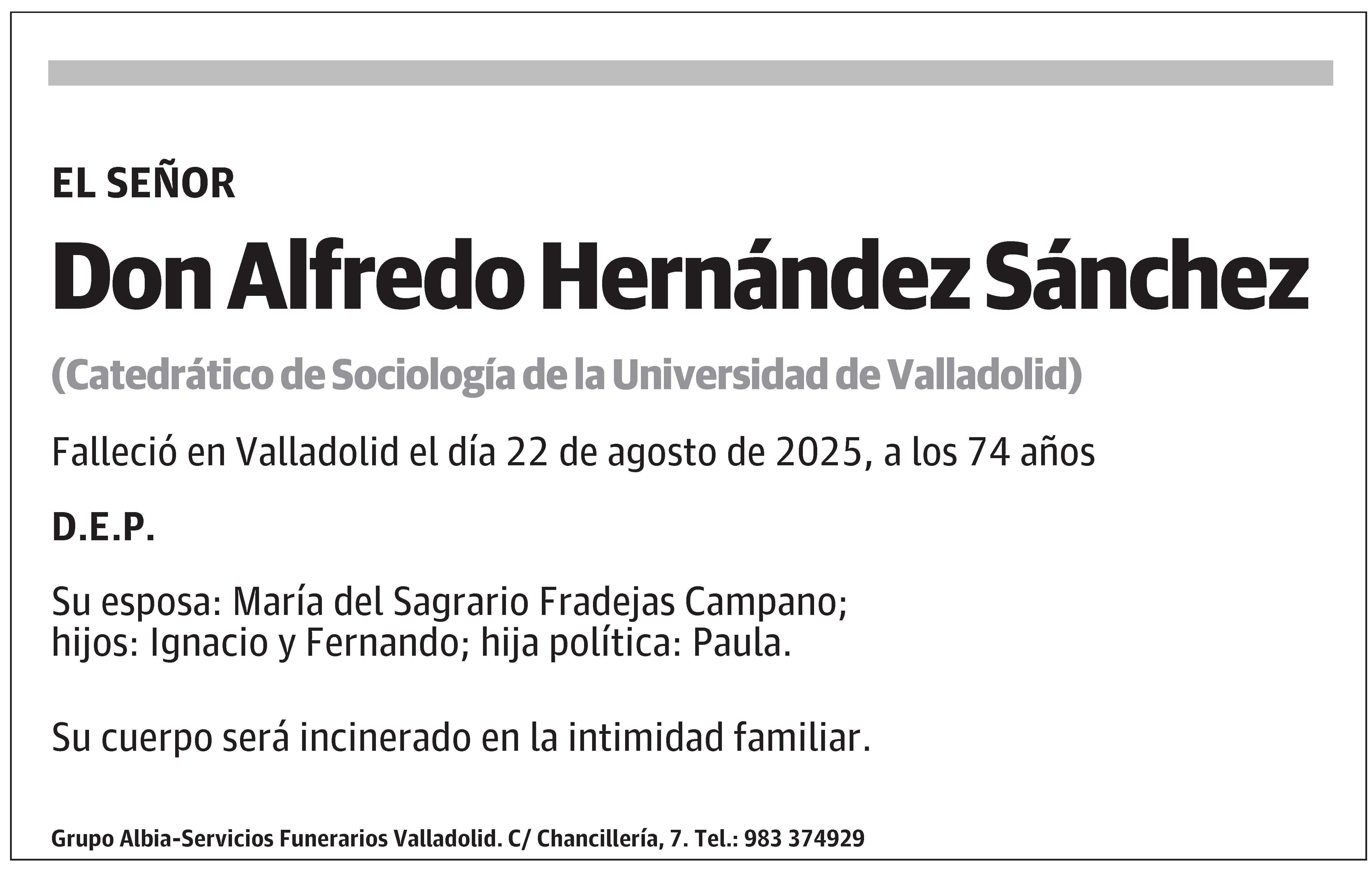 Alfredo Hernández Sánchez