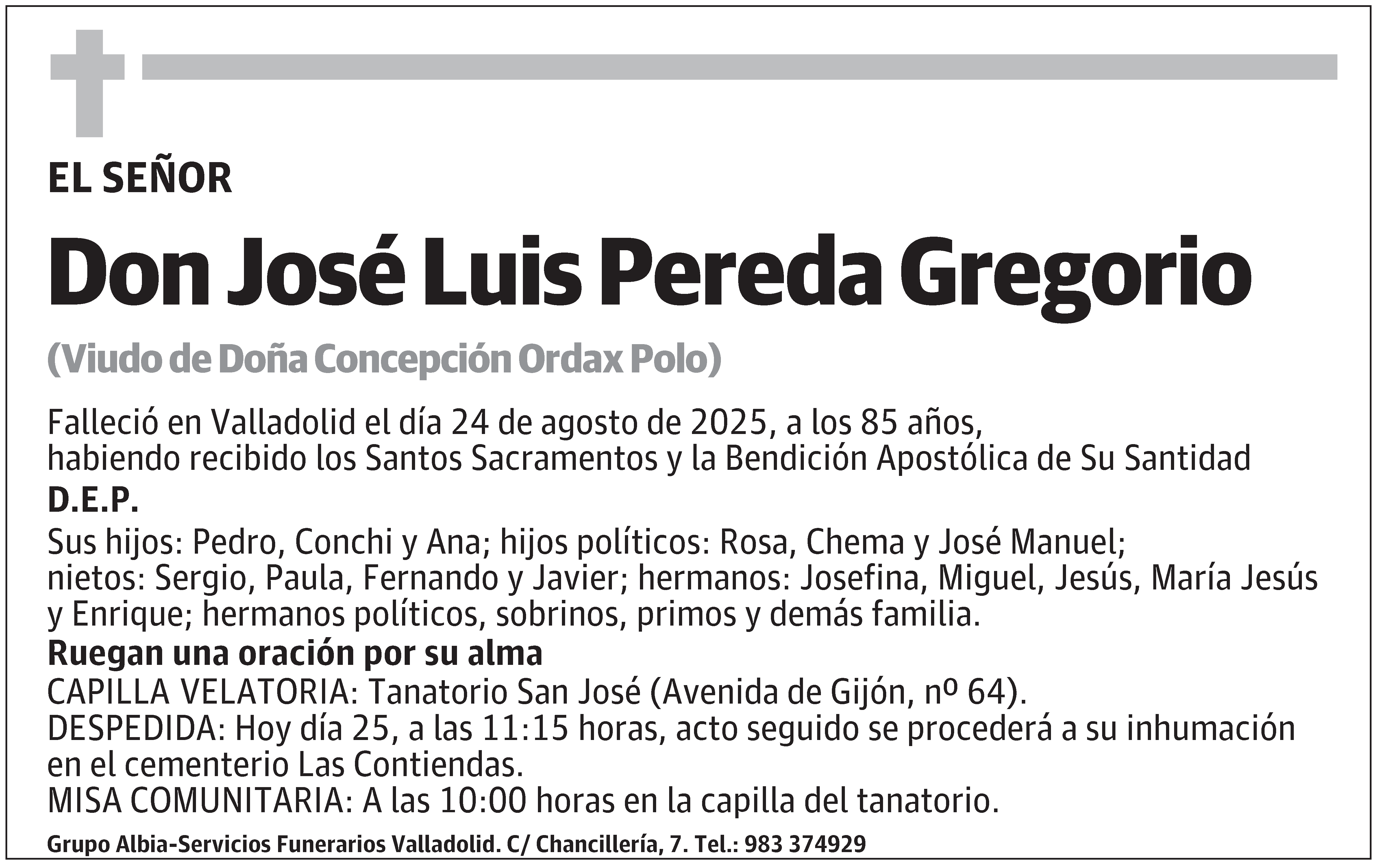 José Luis Pereda Gregorio